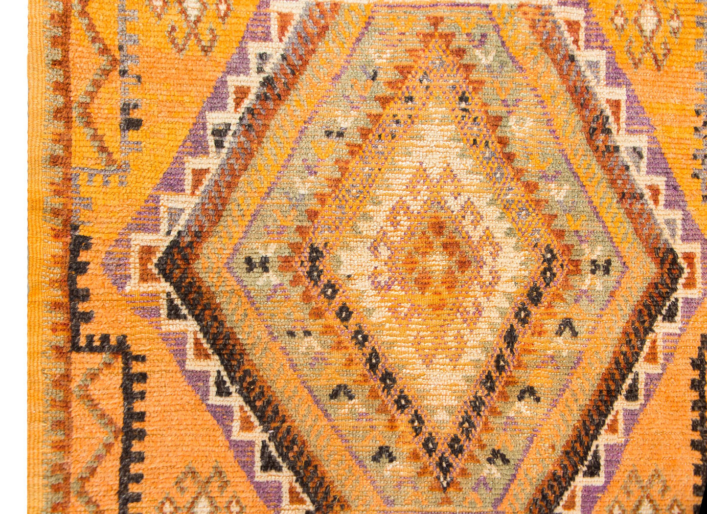 Vintage Mid-20th Century Moroccan Rug For Sale