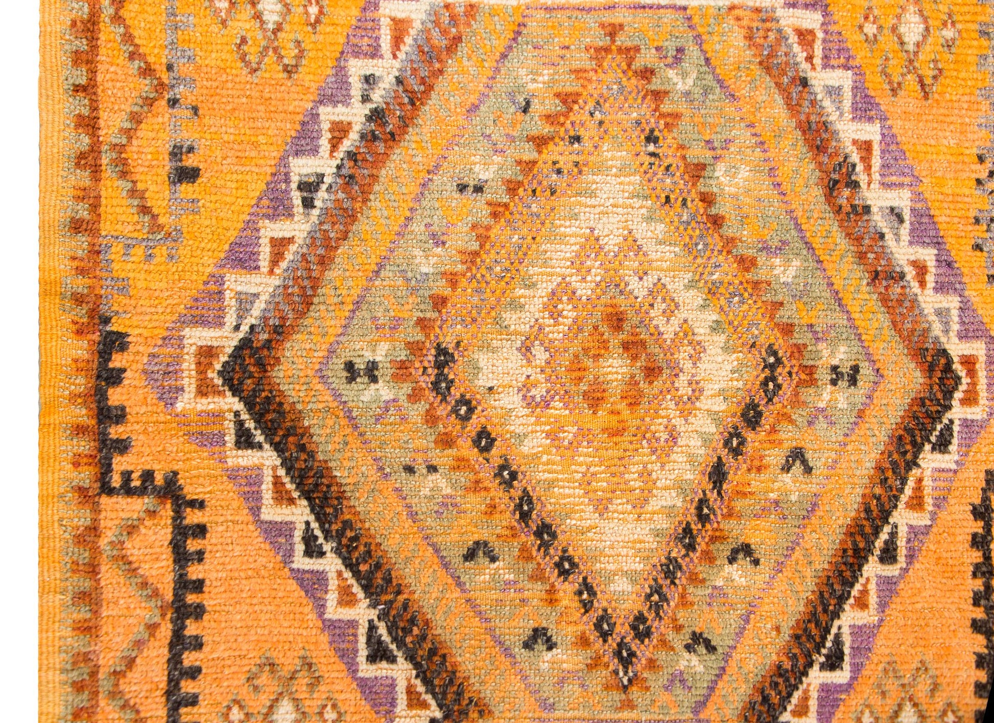 Vintage Mid-20th Century Moroccan Rug For Sale