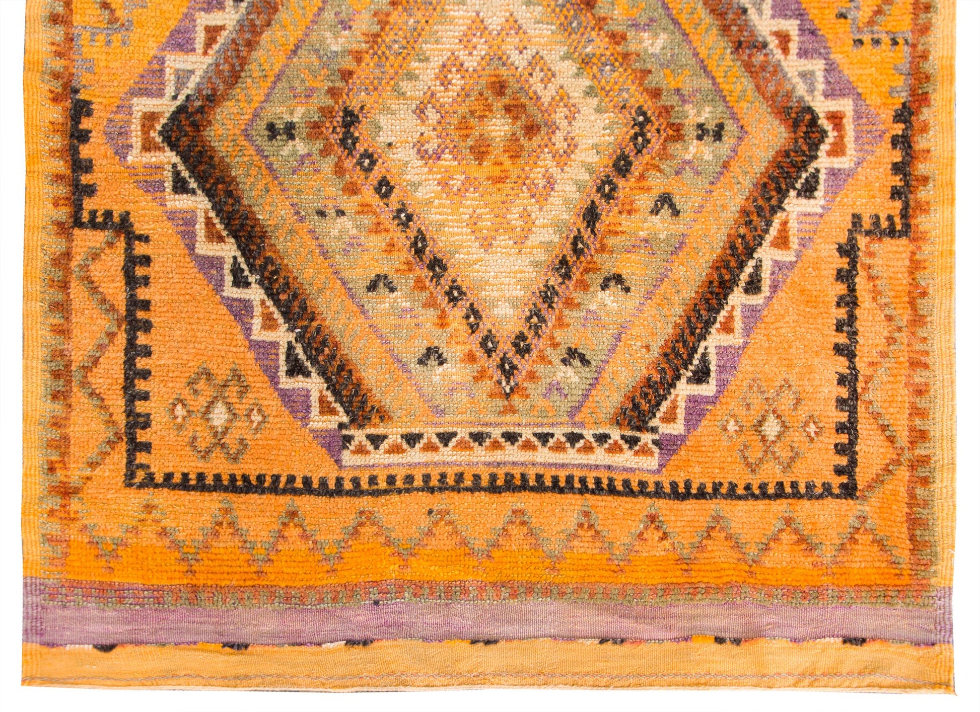 Vintage Mid-20th Century Moroccan Rug For Sale