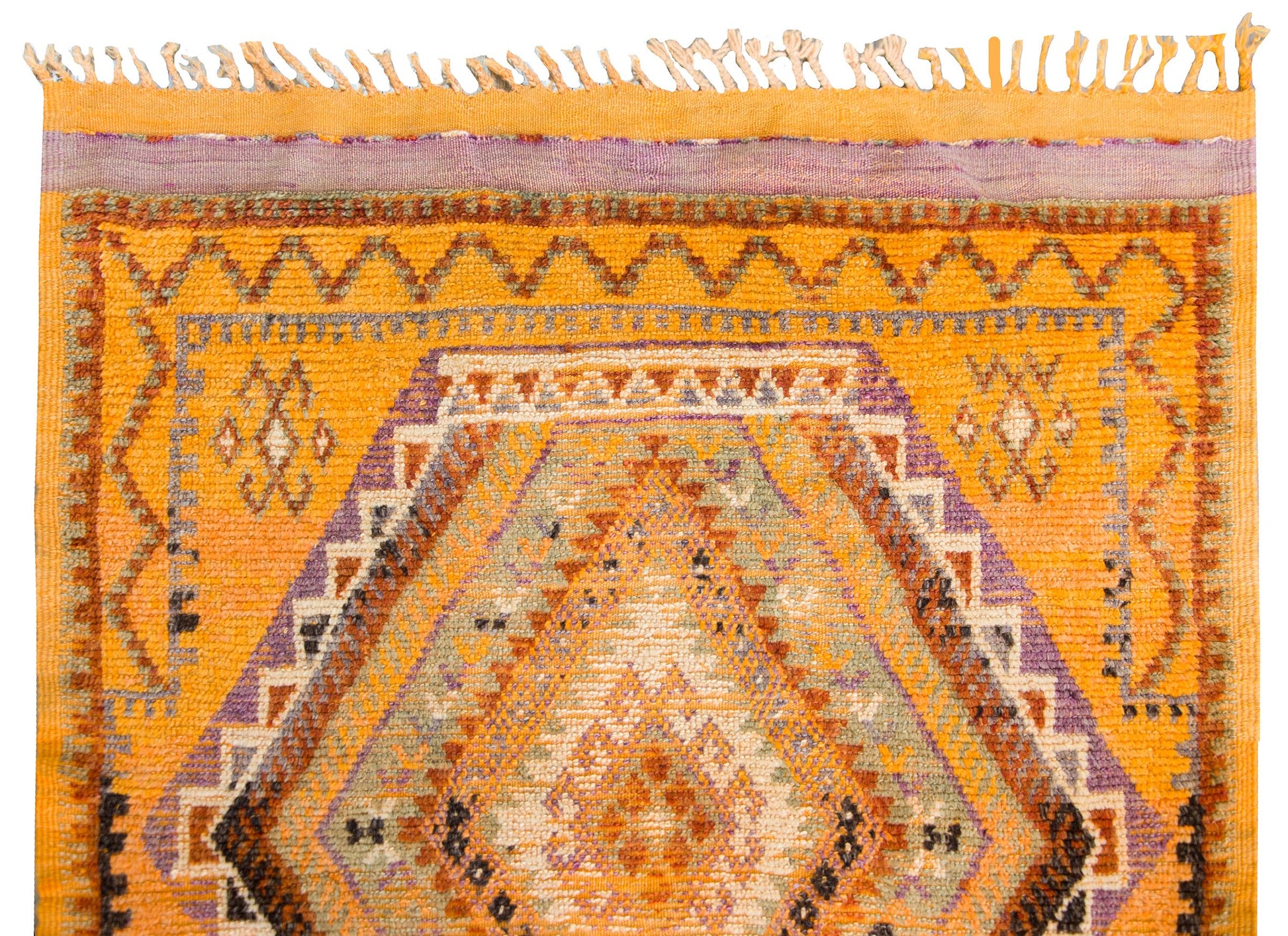 Vintage Mid-20th Century Moroccan Rug For Sale