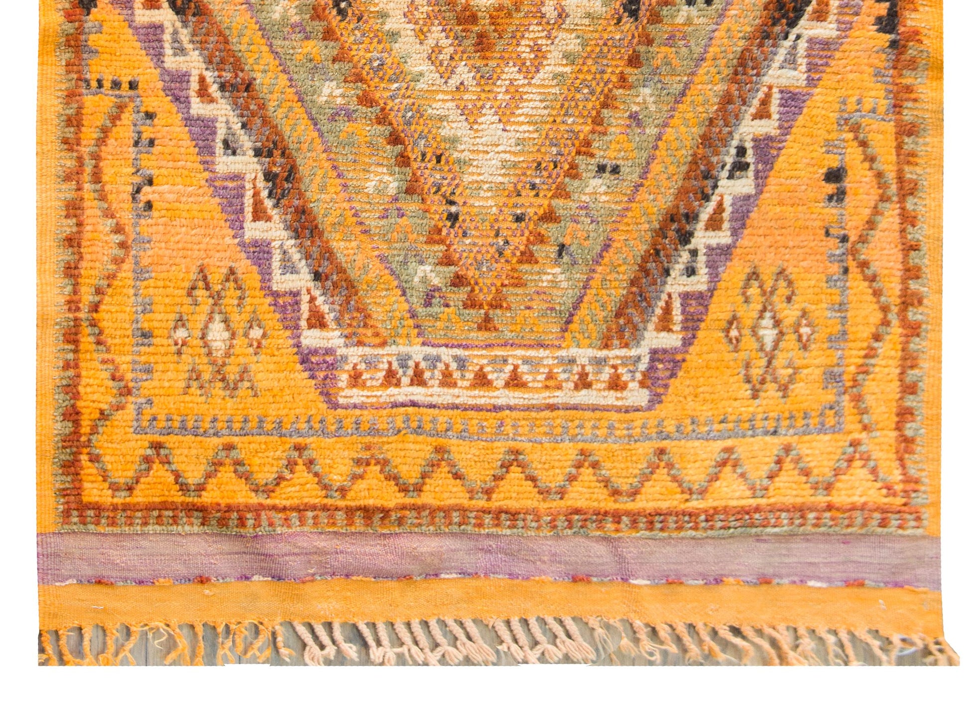 Vintage Mid-20th Century Moroccan Rug For Sale