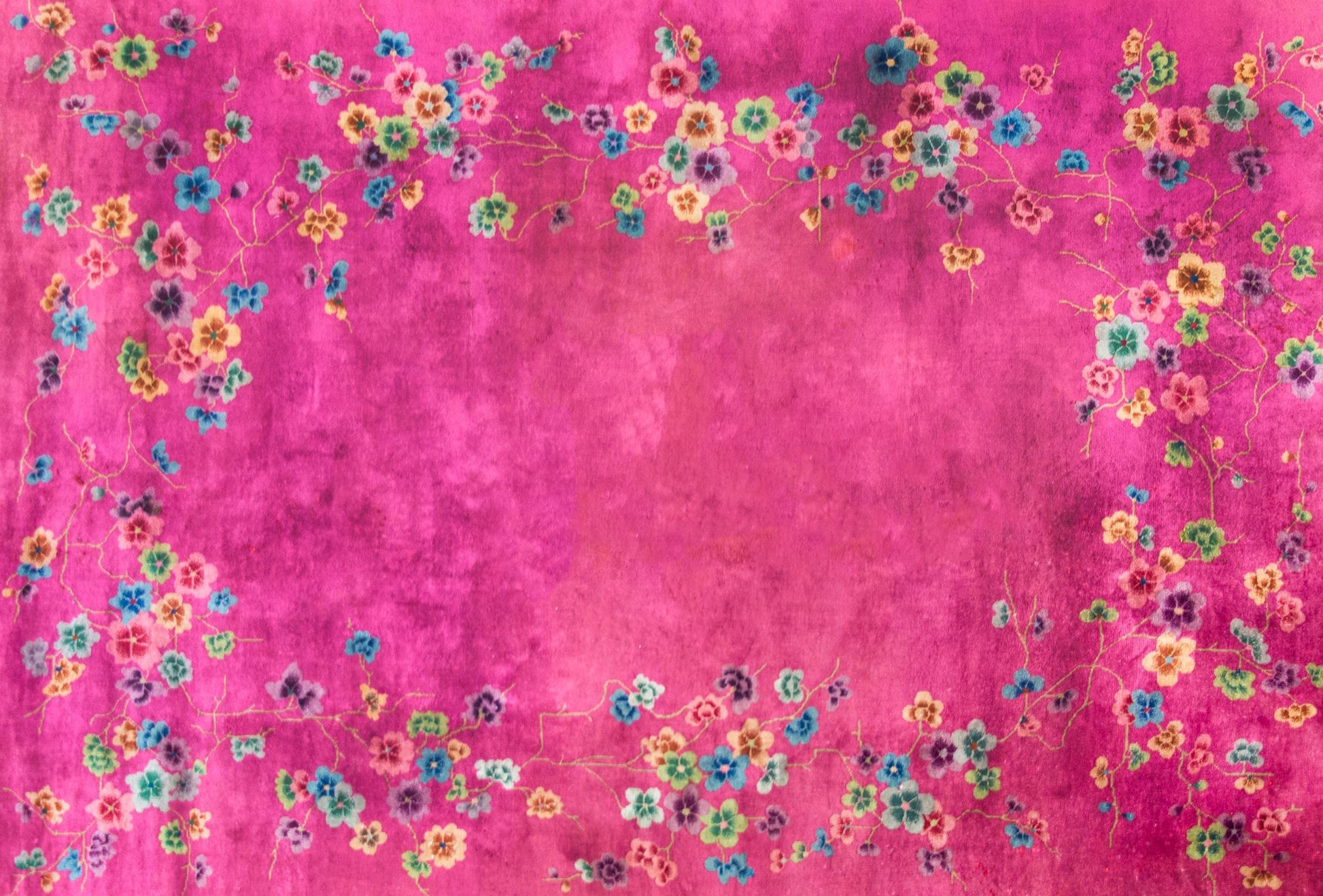 Early 20th Century Chinese Art Deco Rug For Sale