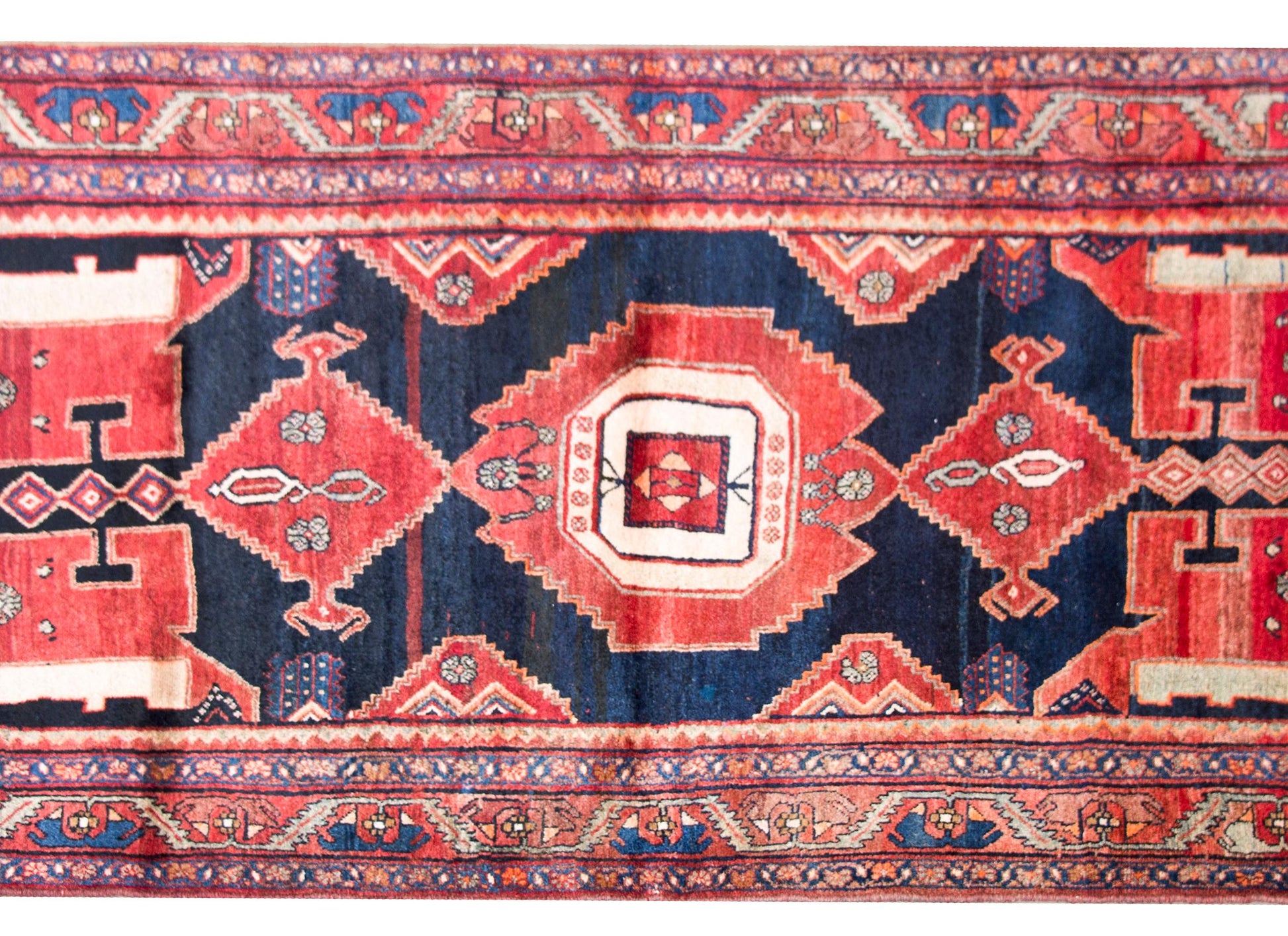 Vintage Persian Mazleghan Rug For Sale