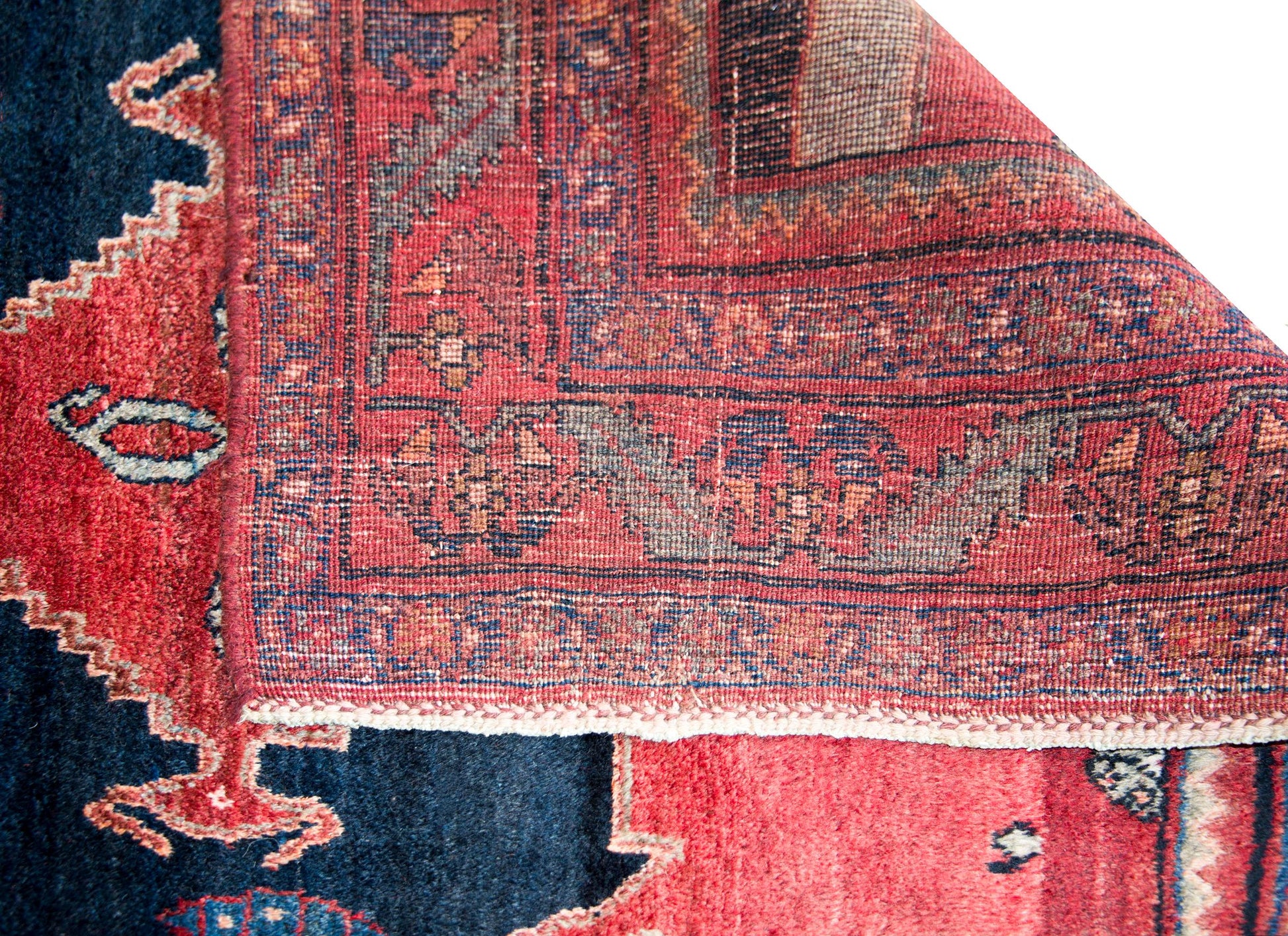 Vintage Persian Mazleghan Rug For Sale