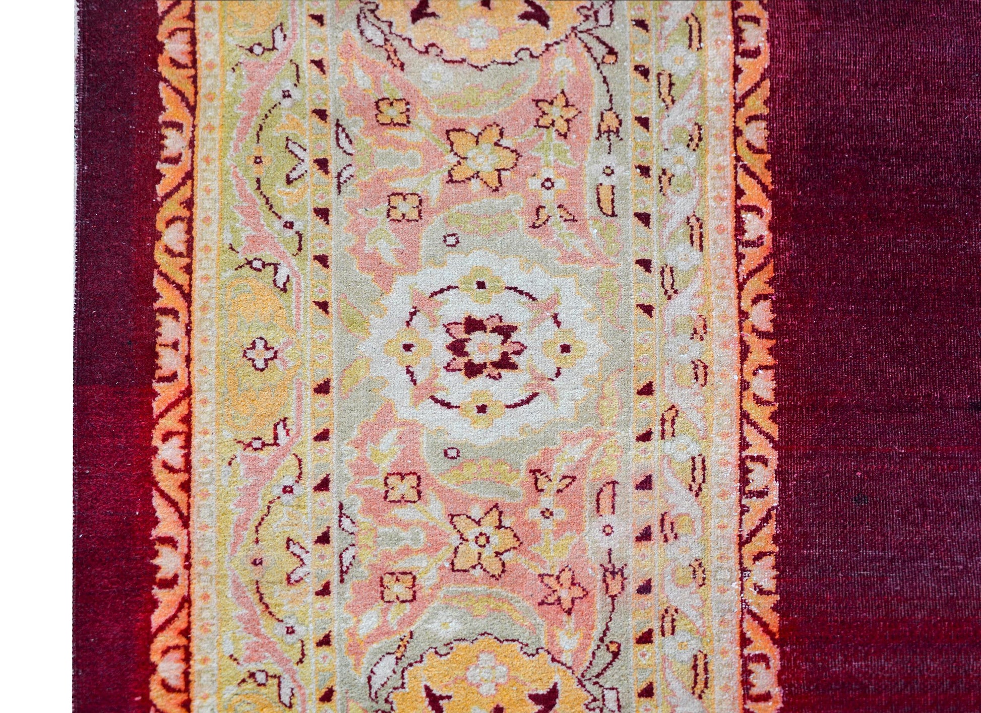 Early 20th Century Indian Agra Rug For Sale