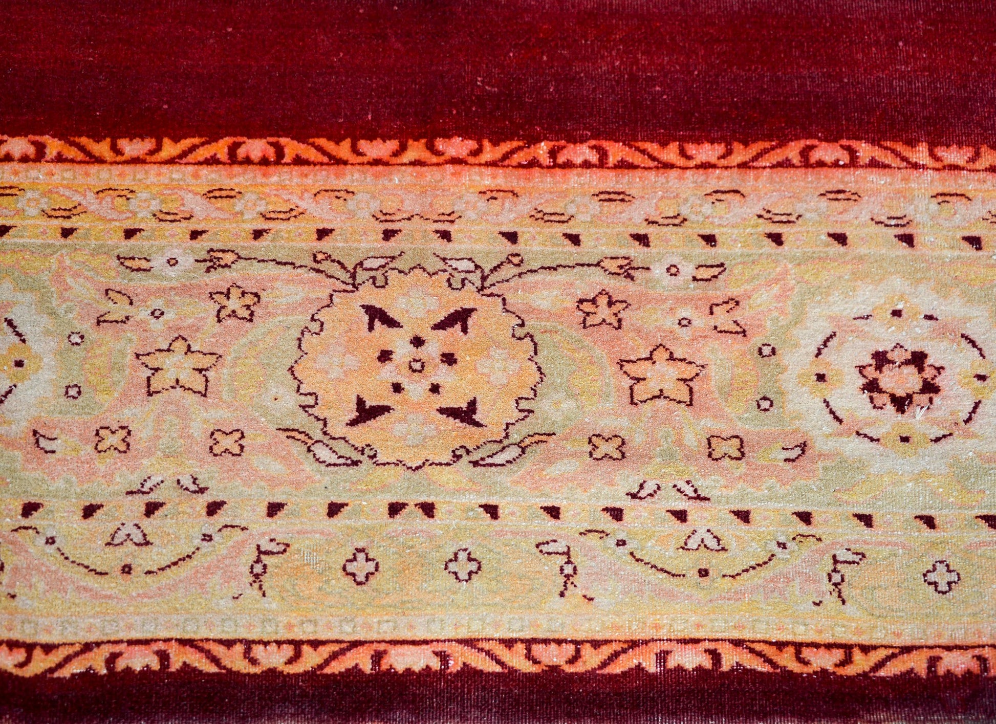 Early 20th Century Indian Agra Rug For Sale