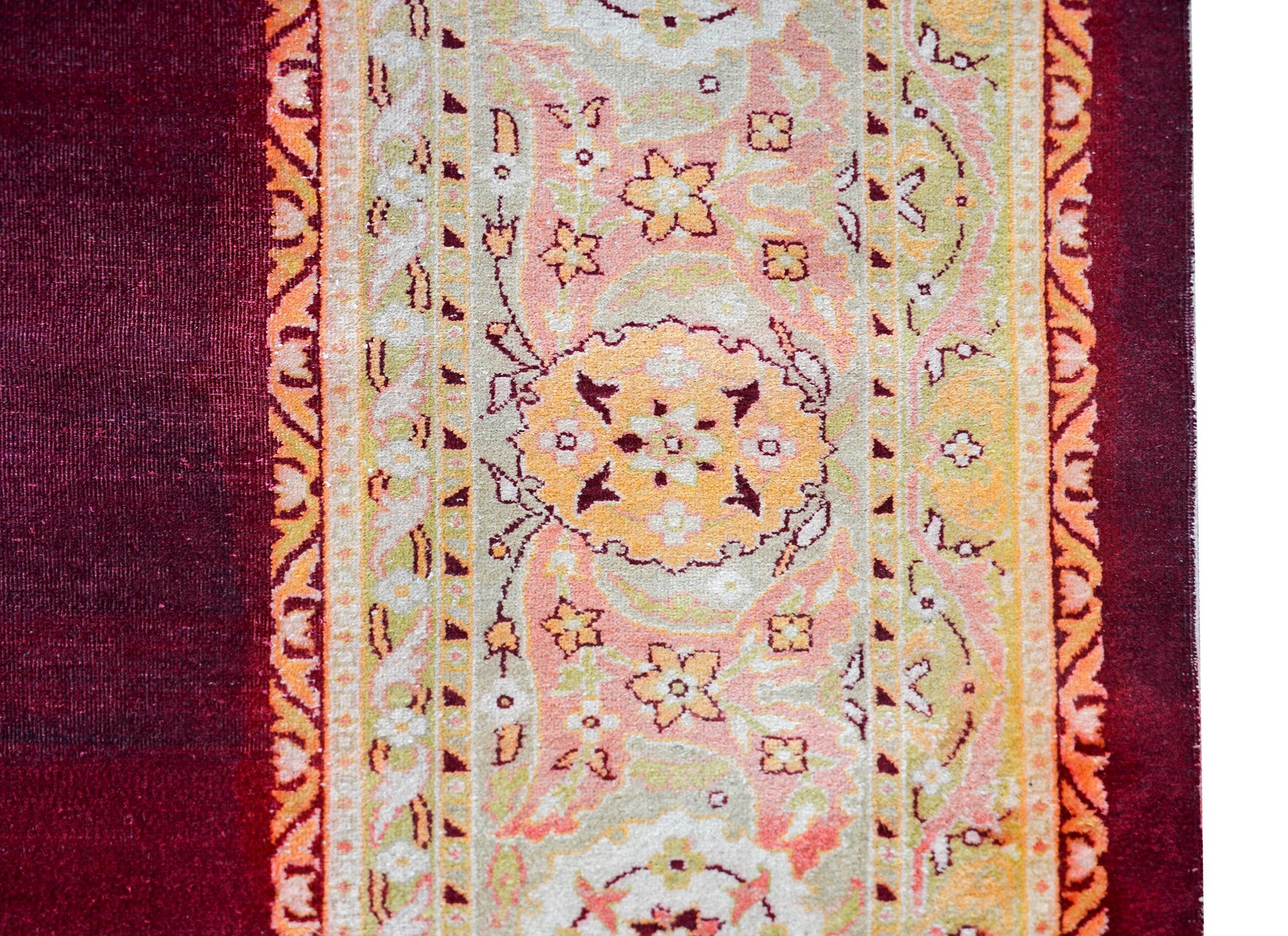 Early 20th Century Indian Agra Rug For Sale