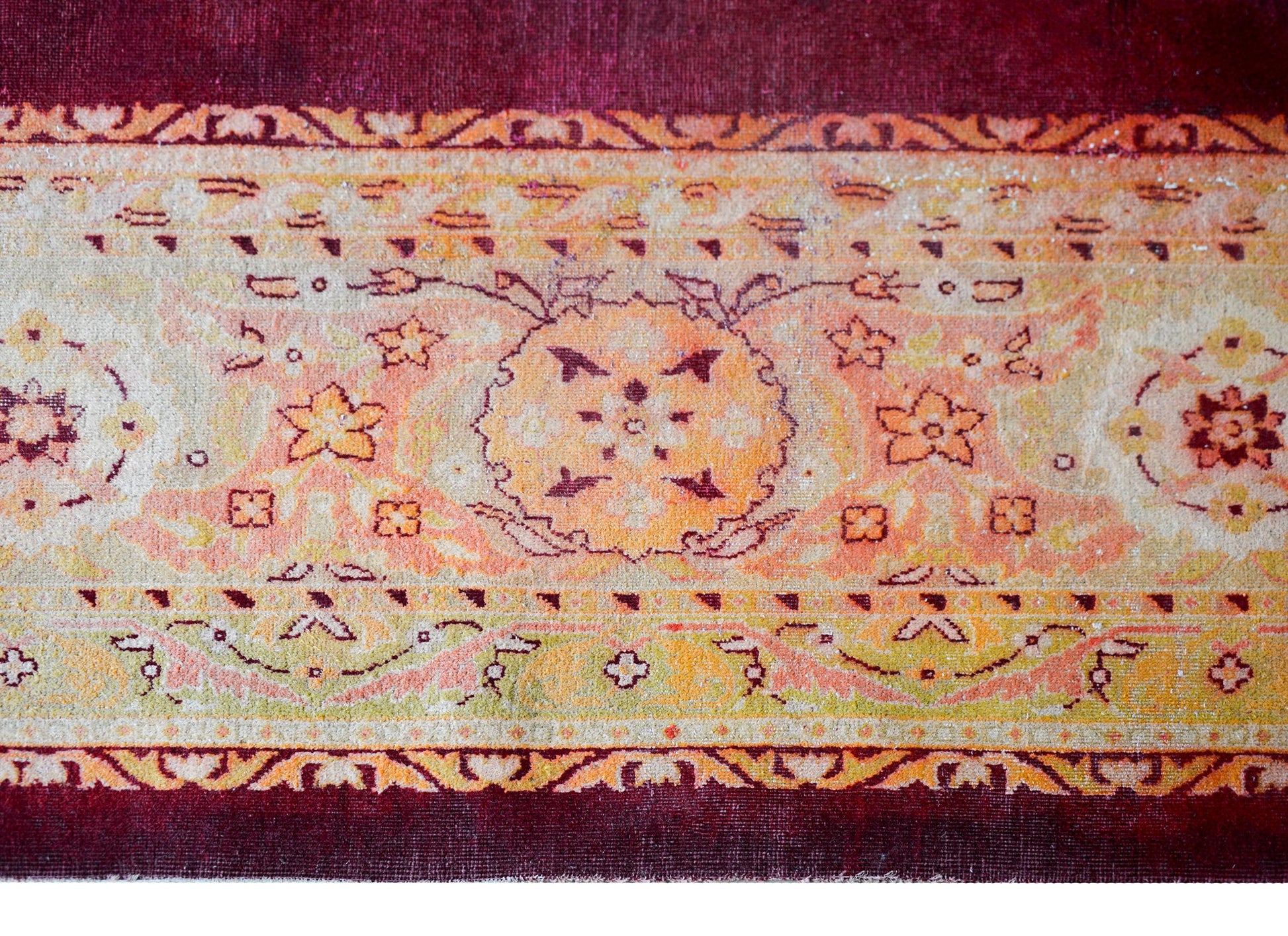 Early 20th Century Indian Agra Rug For Sale