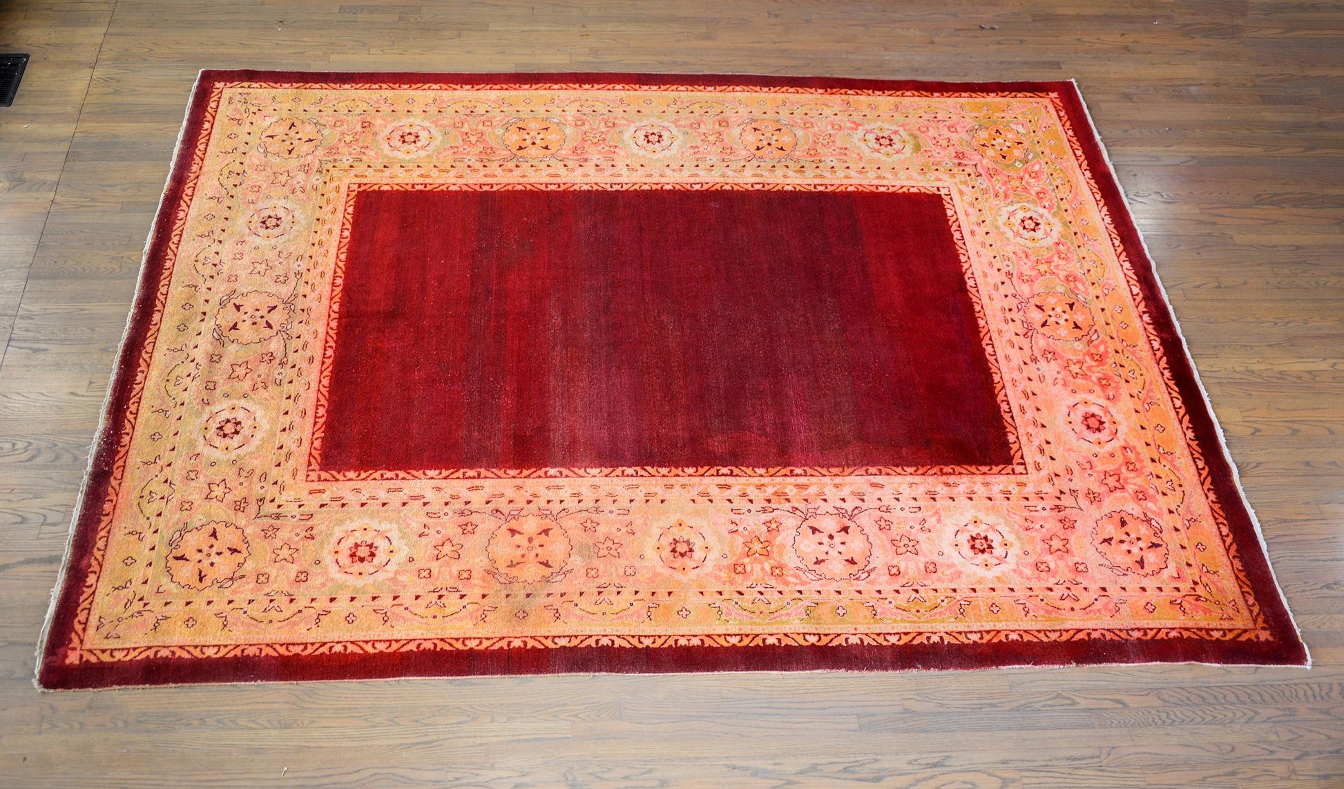 Early 20th Century Indian Agra Rug For Sale