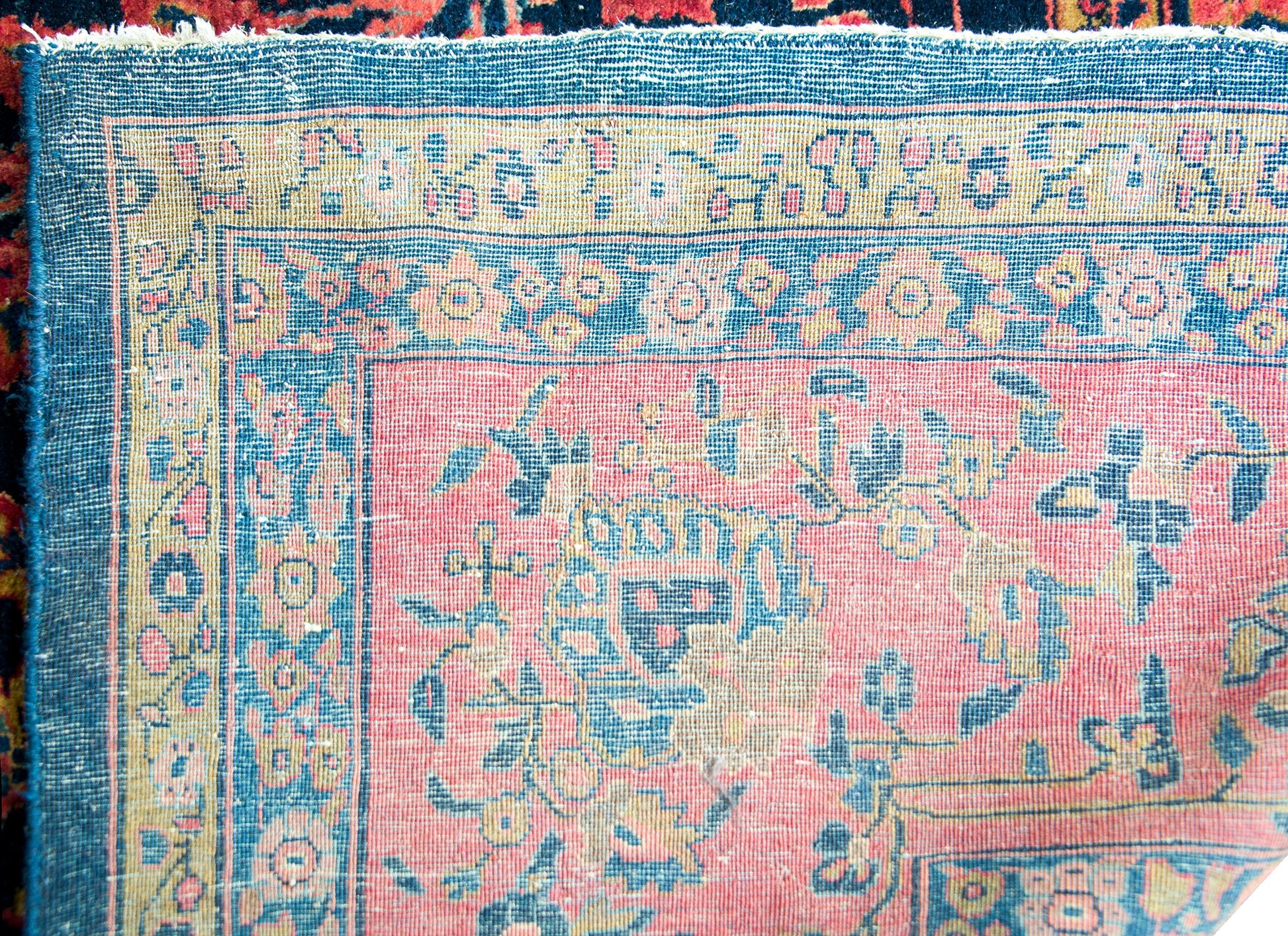 Early 20th Century Persian Sarouk Mohajeran Rug For Sale