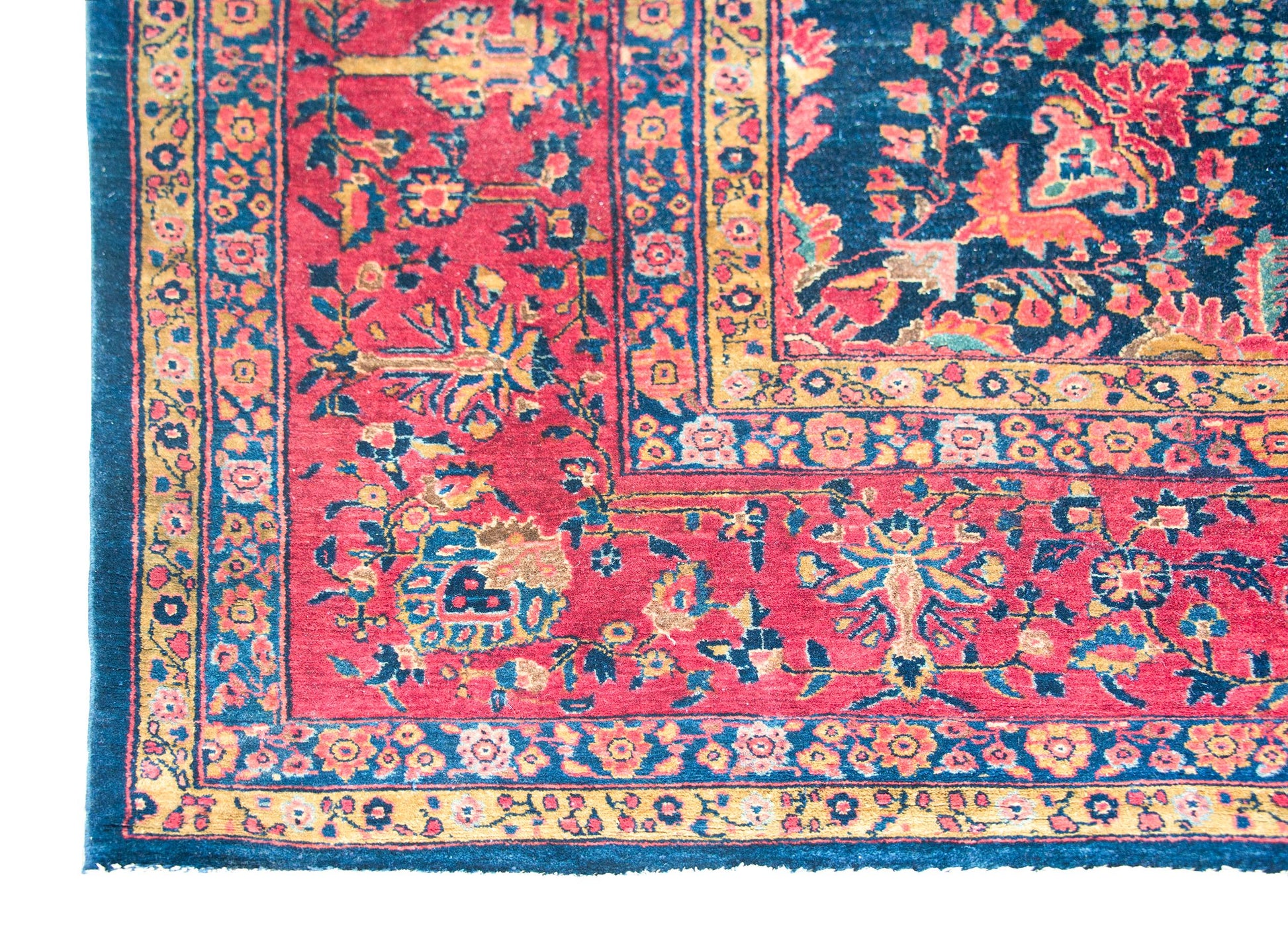 Early 20th Century Persian Sarouk Mohajeran Rug For Sale