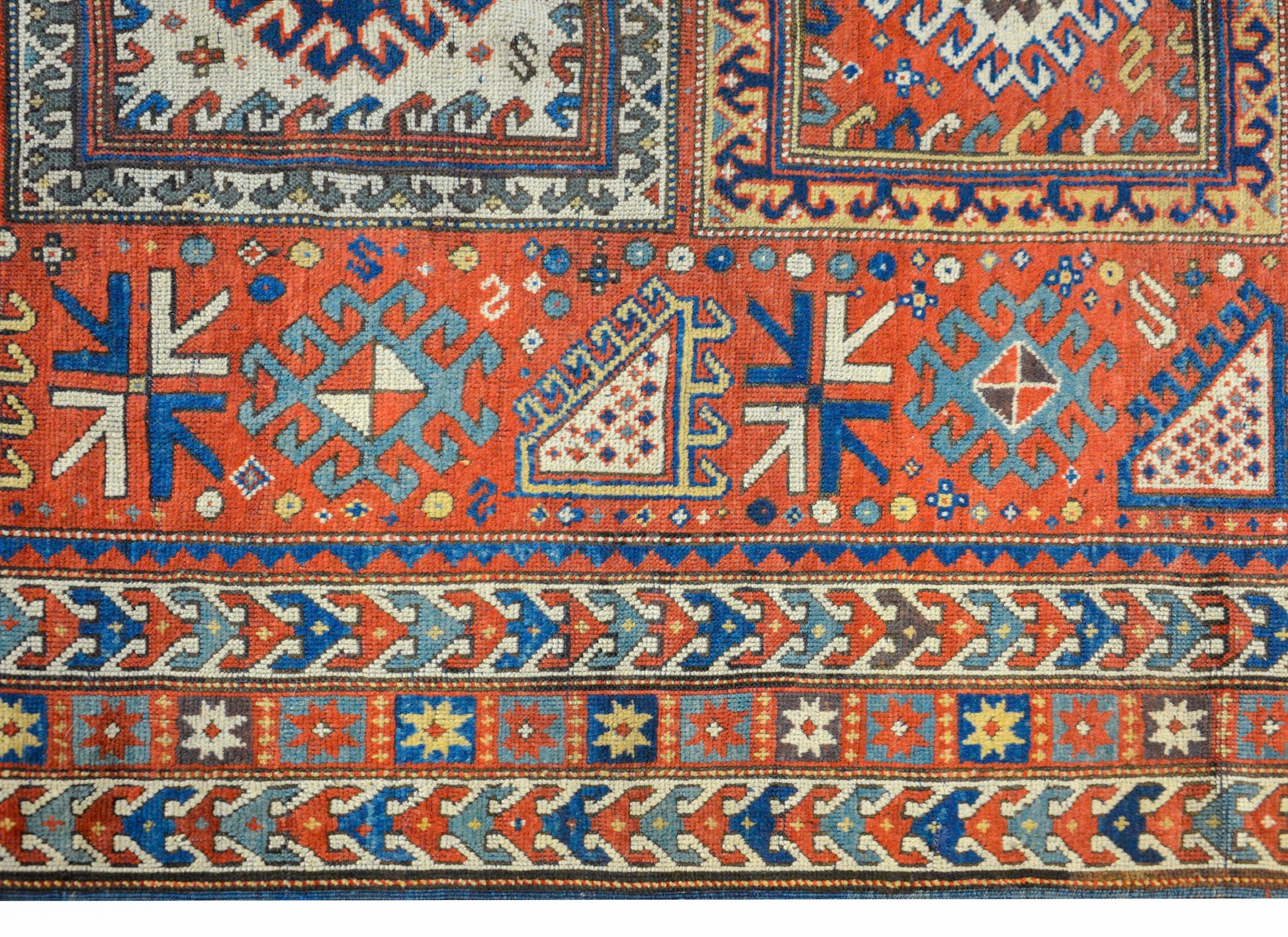 Extraordinary Late 19th Century Kazak Rug For Sale