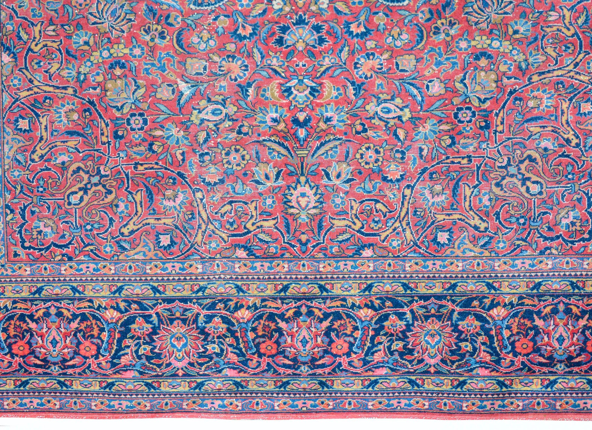 Early 20th Century Persian Kashan Rug For Sale