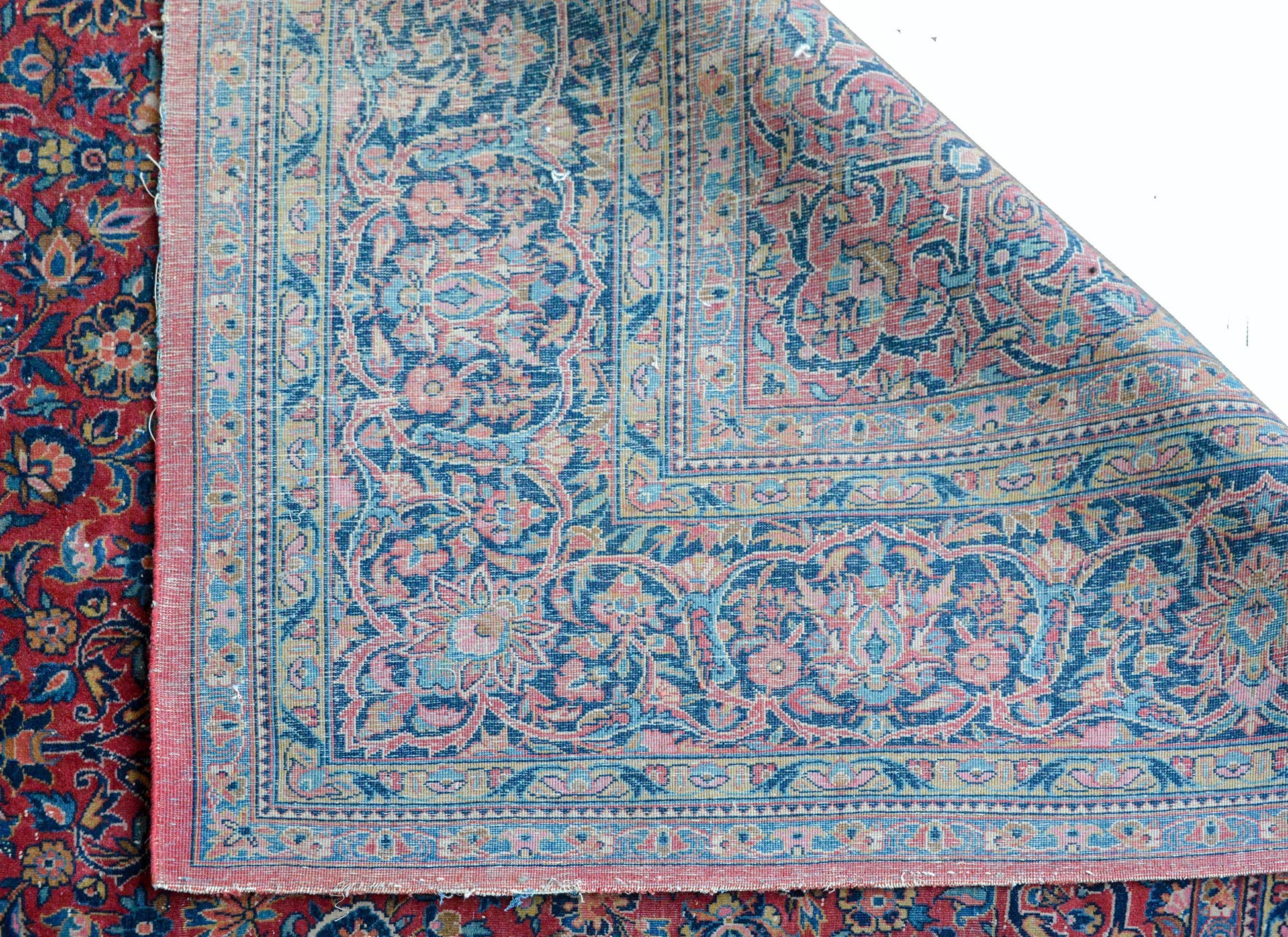 Early 20th Century Persian Kashan Rug For Sale