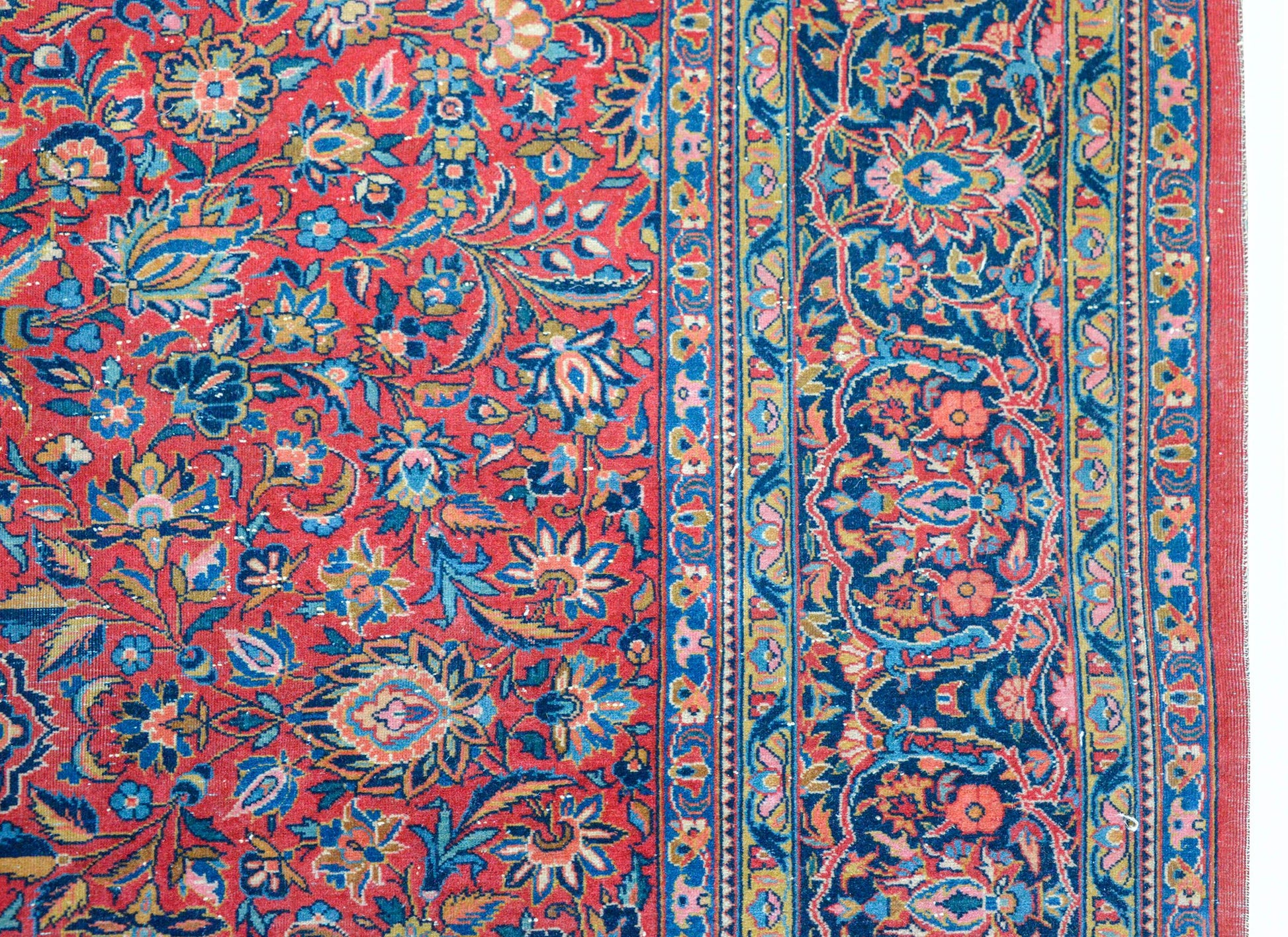 Early 20th Century Persian Kashan Rug For Sale
