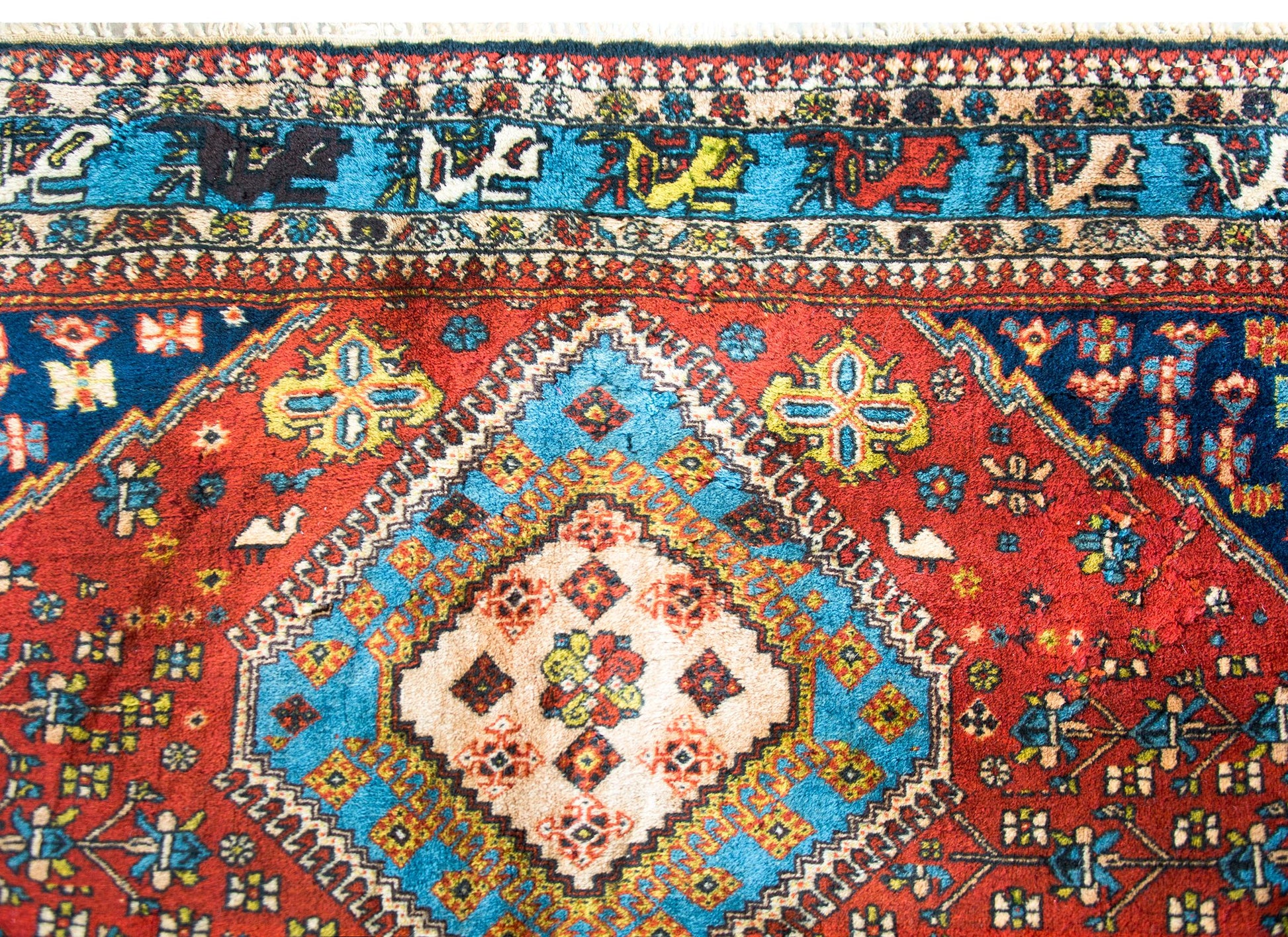 Vintage Yallameh Rug For Sale