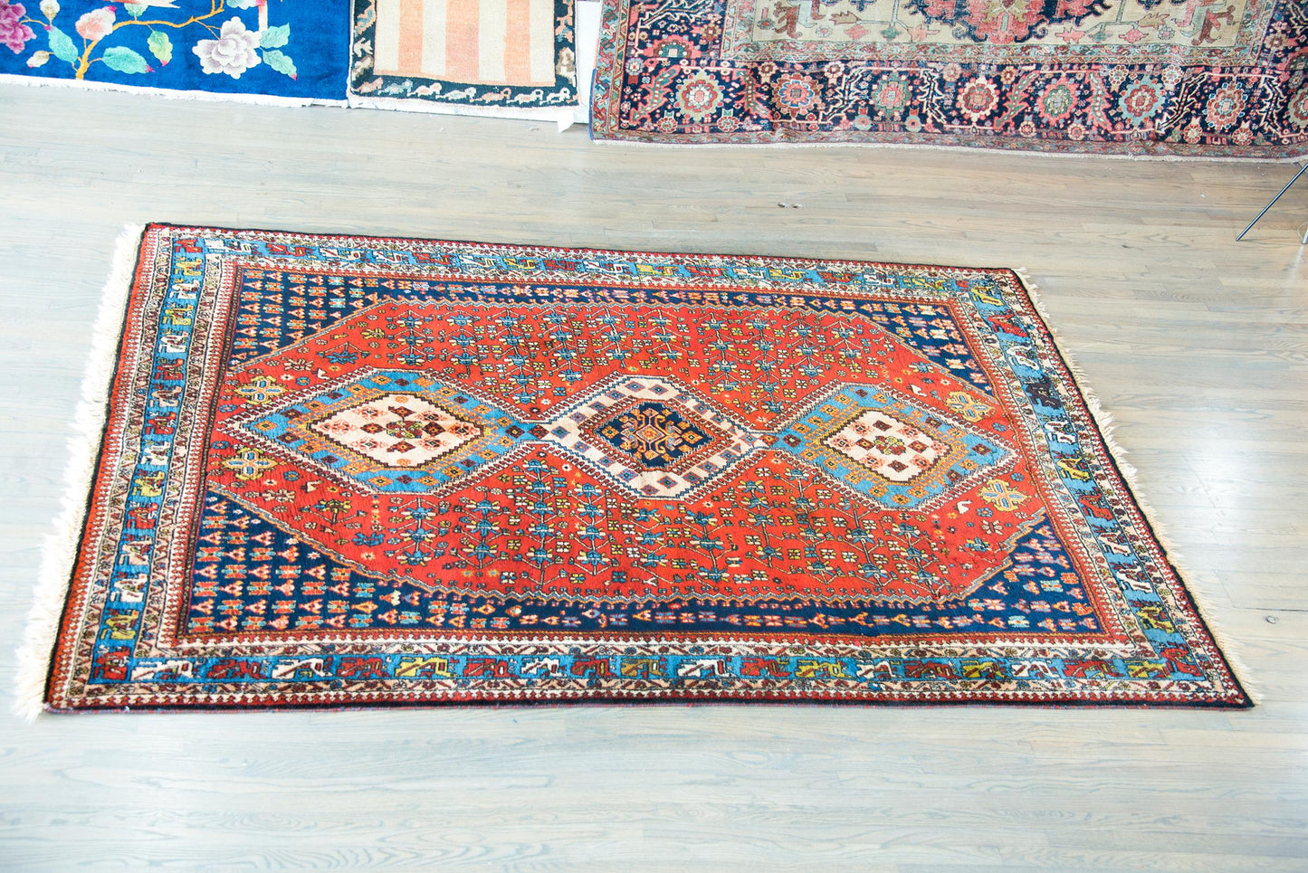 Vintage Yallameh Rug For Sale