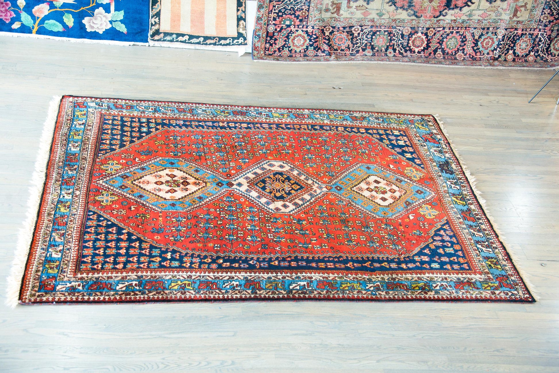 Vintage Yallameh Rug For Sale