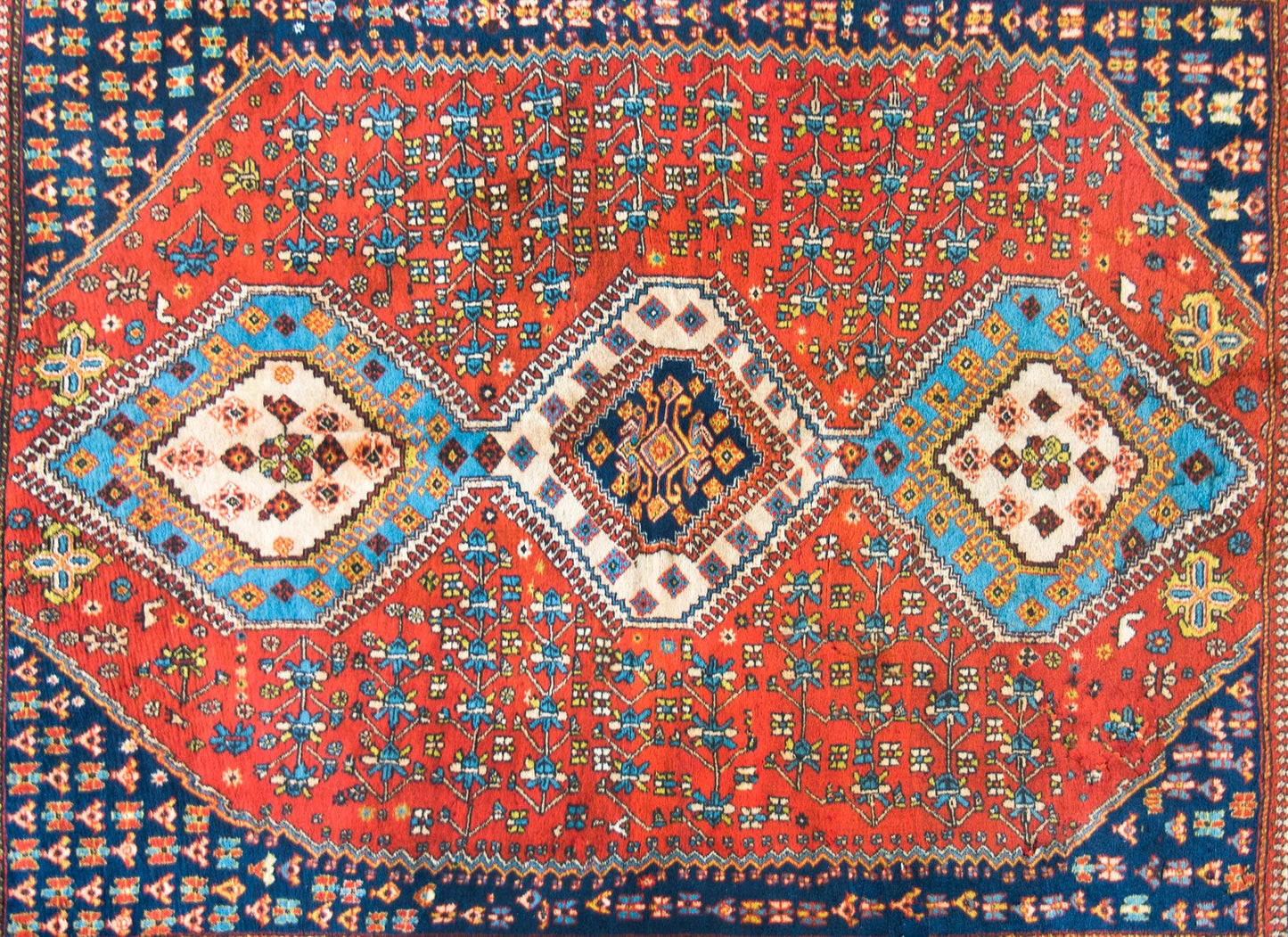 Vintage Yallameh Rug For Sale