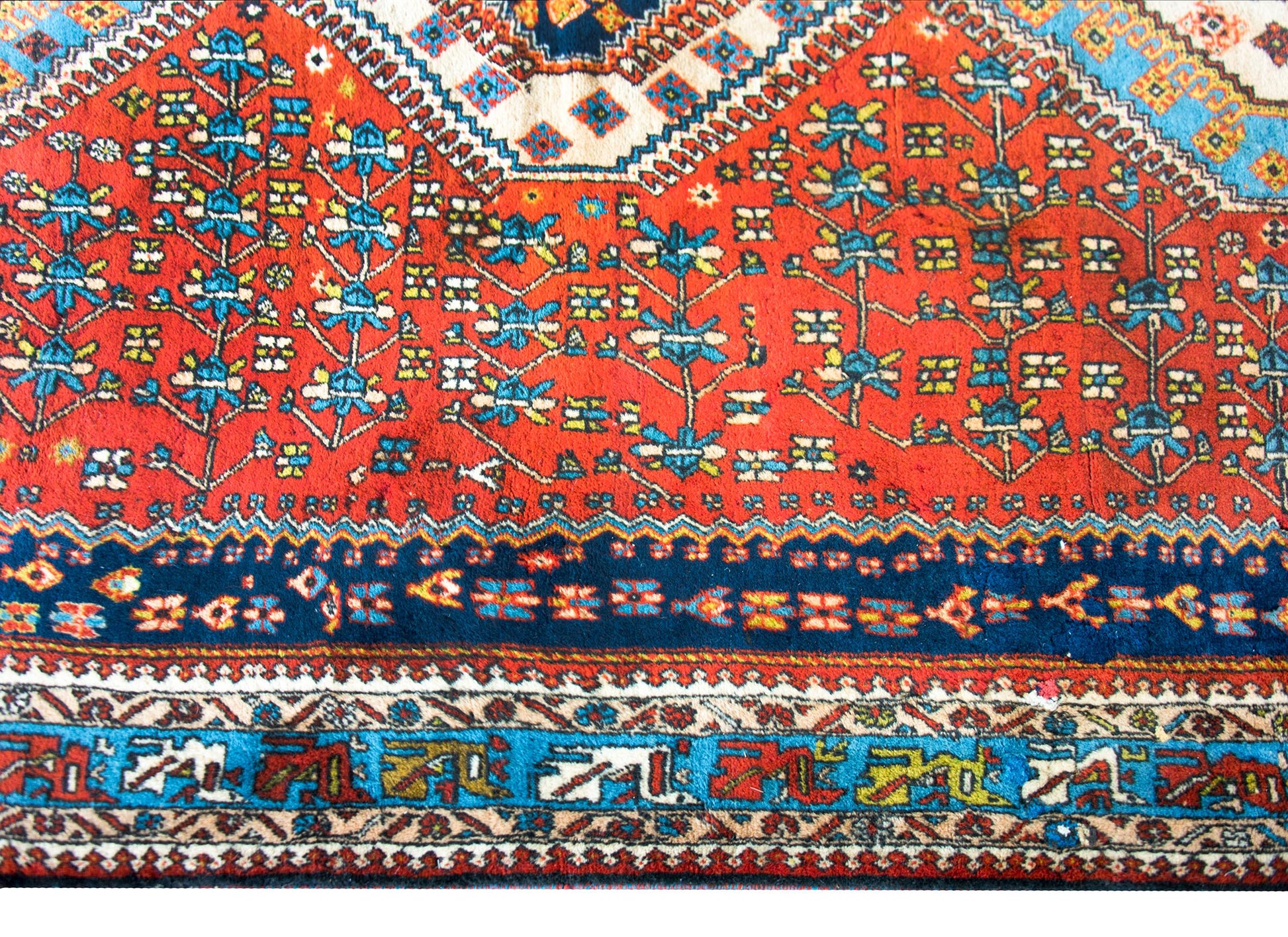 Vintage Yallameh Rug For Sale