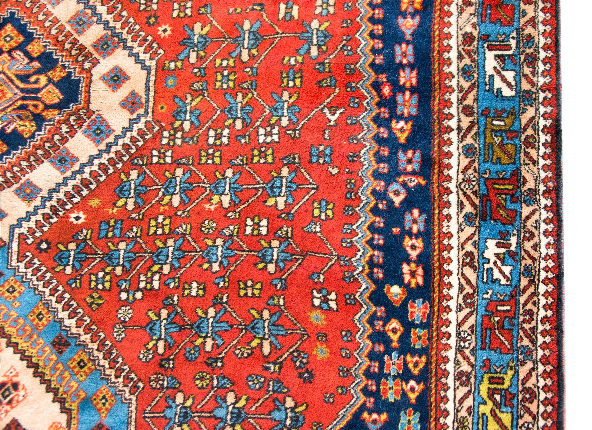 Vintage Yallameh Rug For Sale