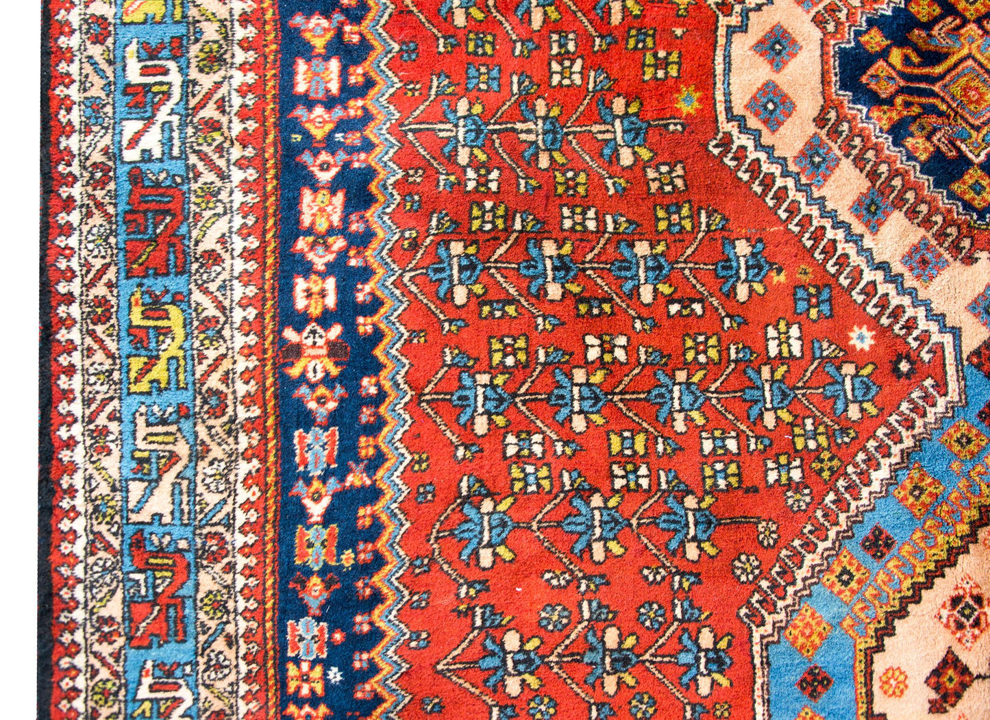 Vintage Yallameh Rug For Sale