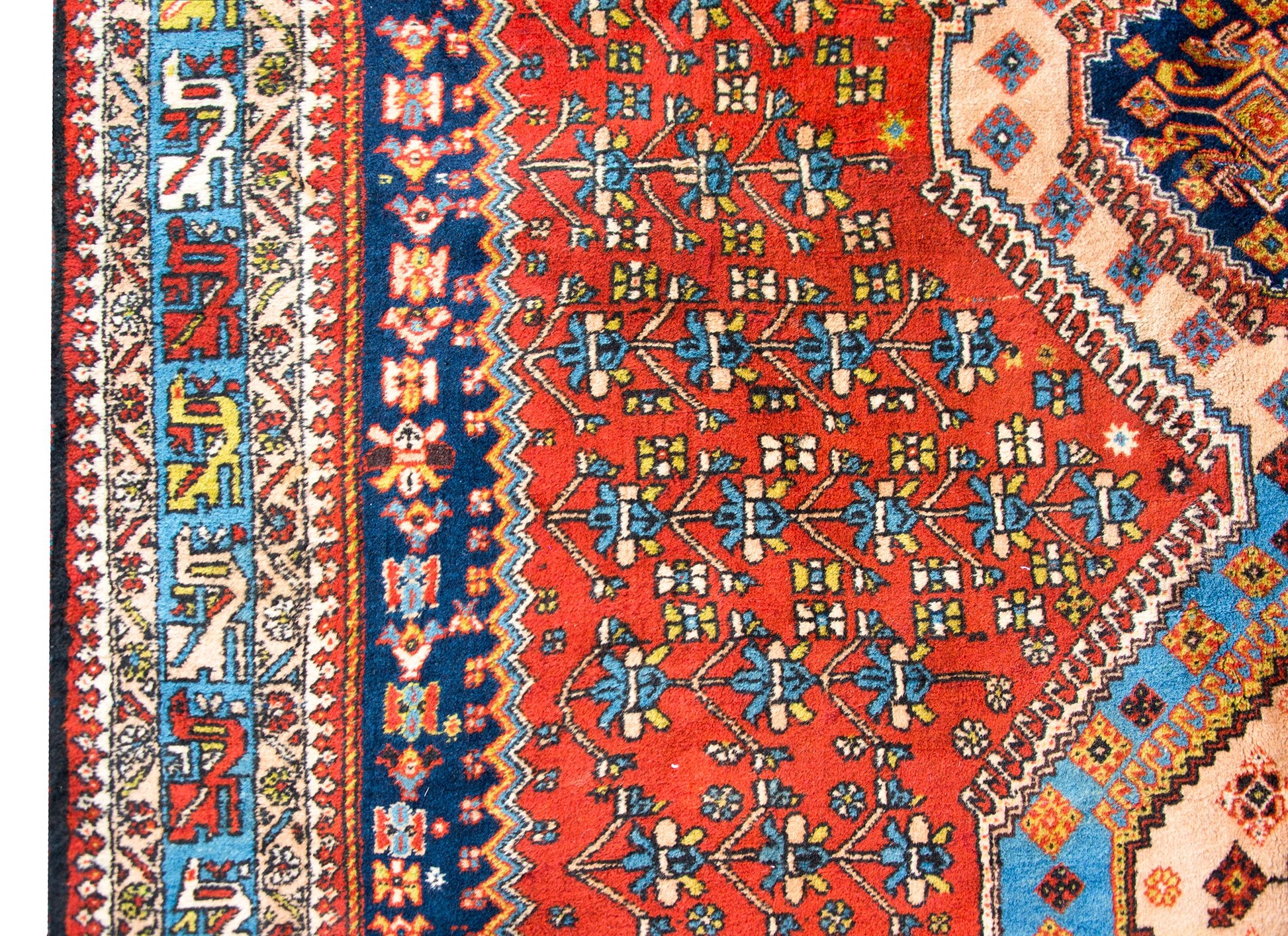 Vintage Yallameh Rug For Sale