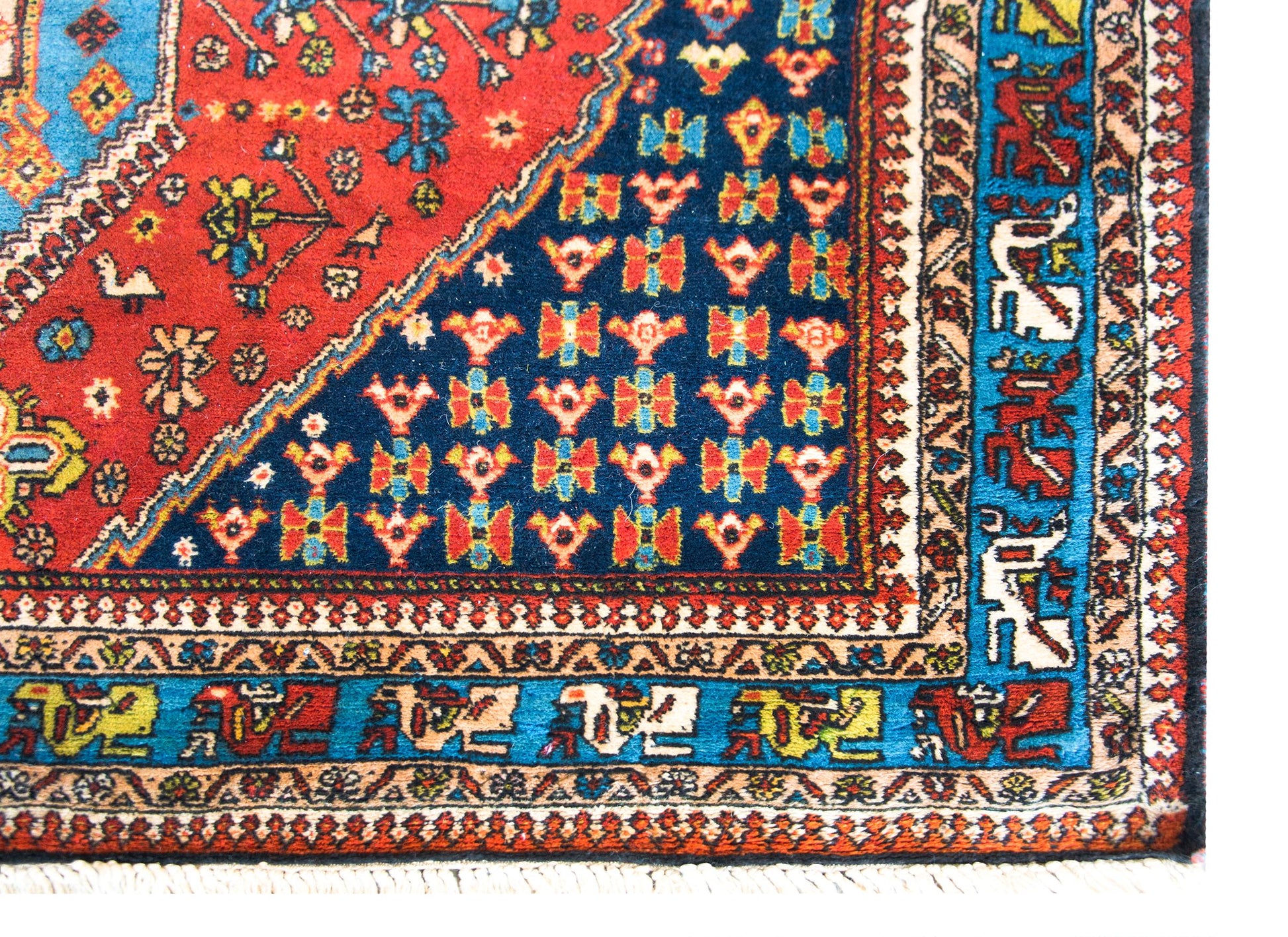 Vintage Yallameh Rug For Sale
