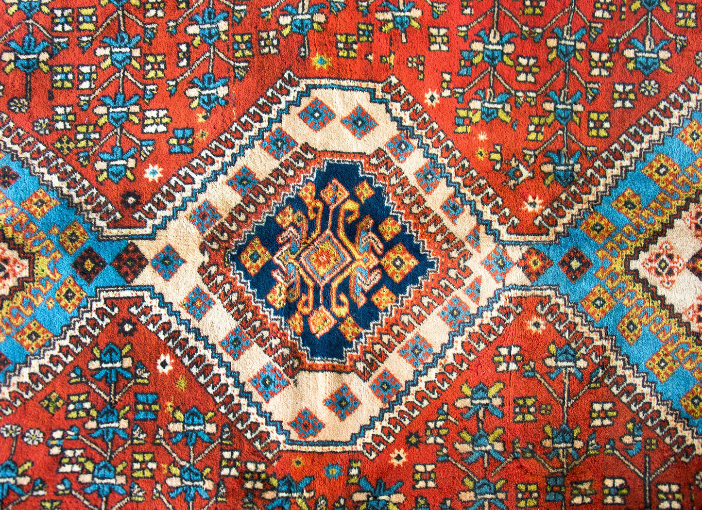 Vintage Yallameh Rug For Sale