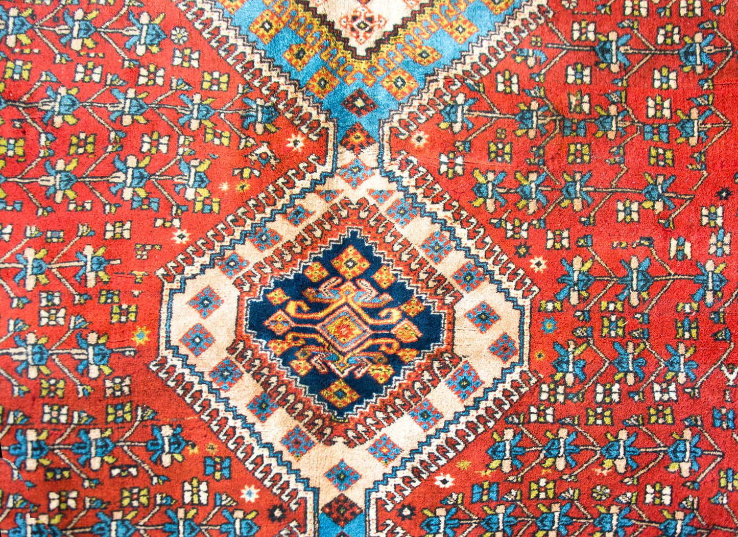 Vintage Yallameh Rug For Sale