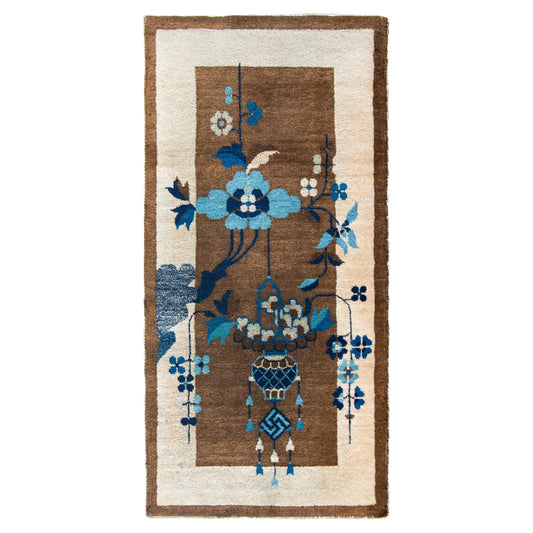 Early 20th Century Chinese Art Deco Rug For Sale