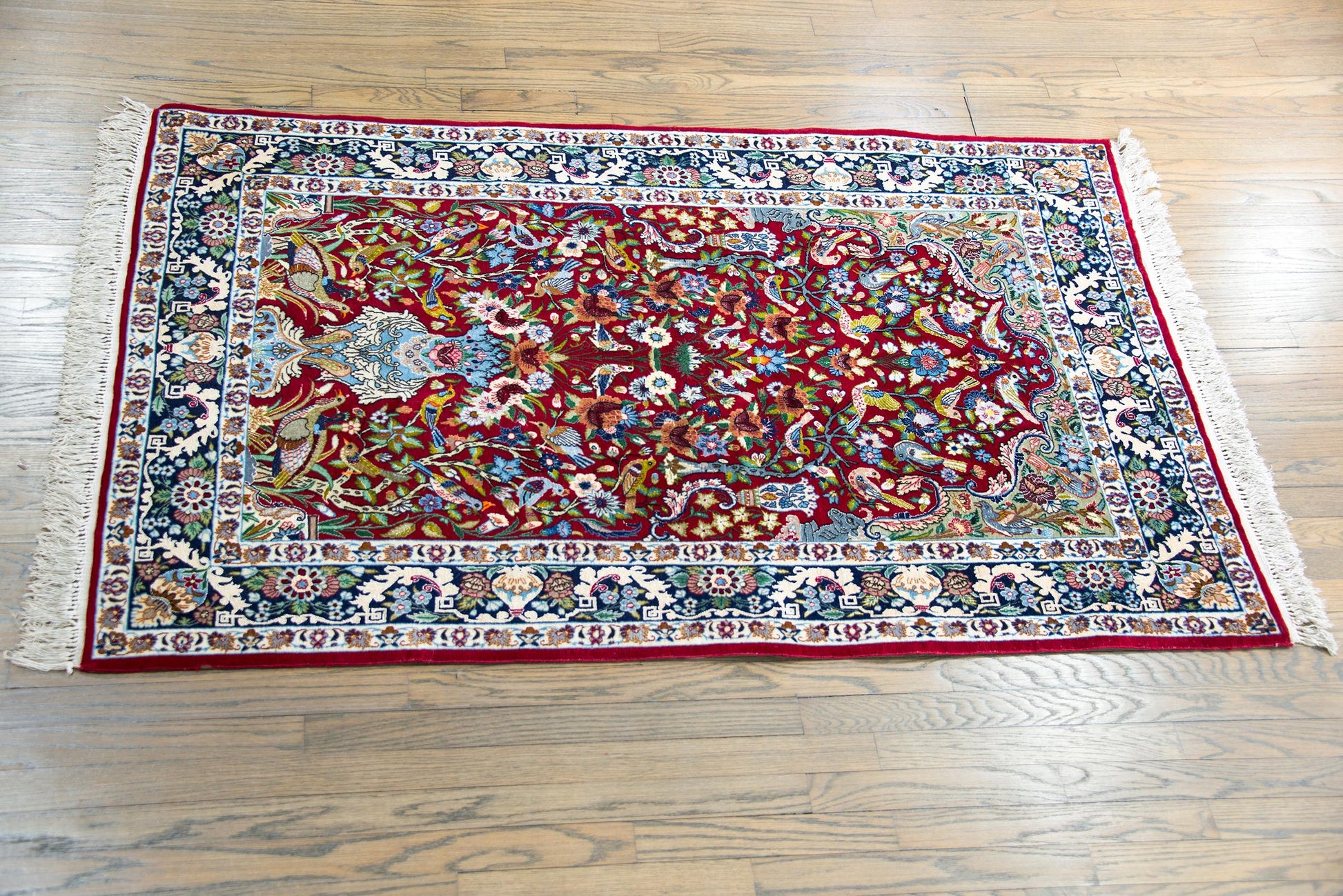 Vintage Isfahan Rug For Sale