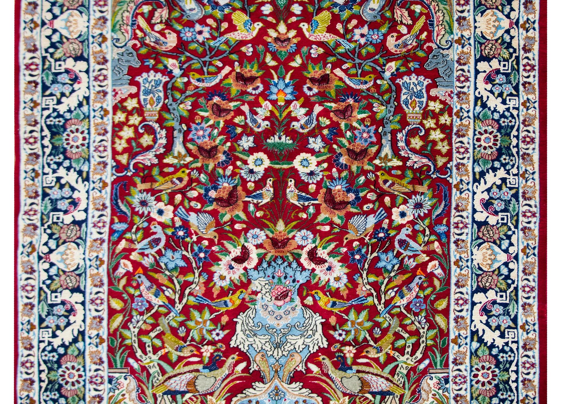 Vintage Isfahan Rug For Sale