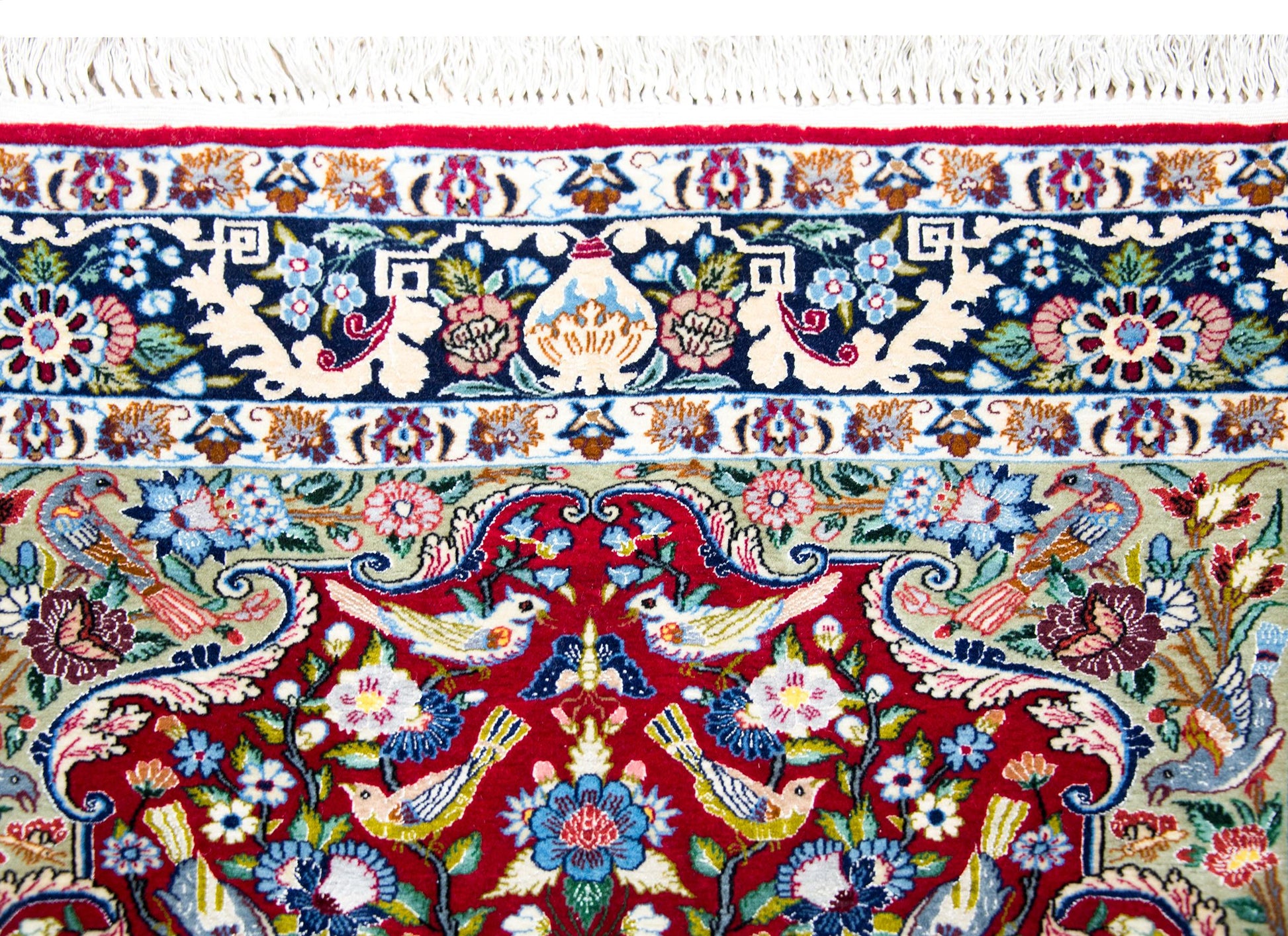 Vintage Isfahan Rug For Sale