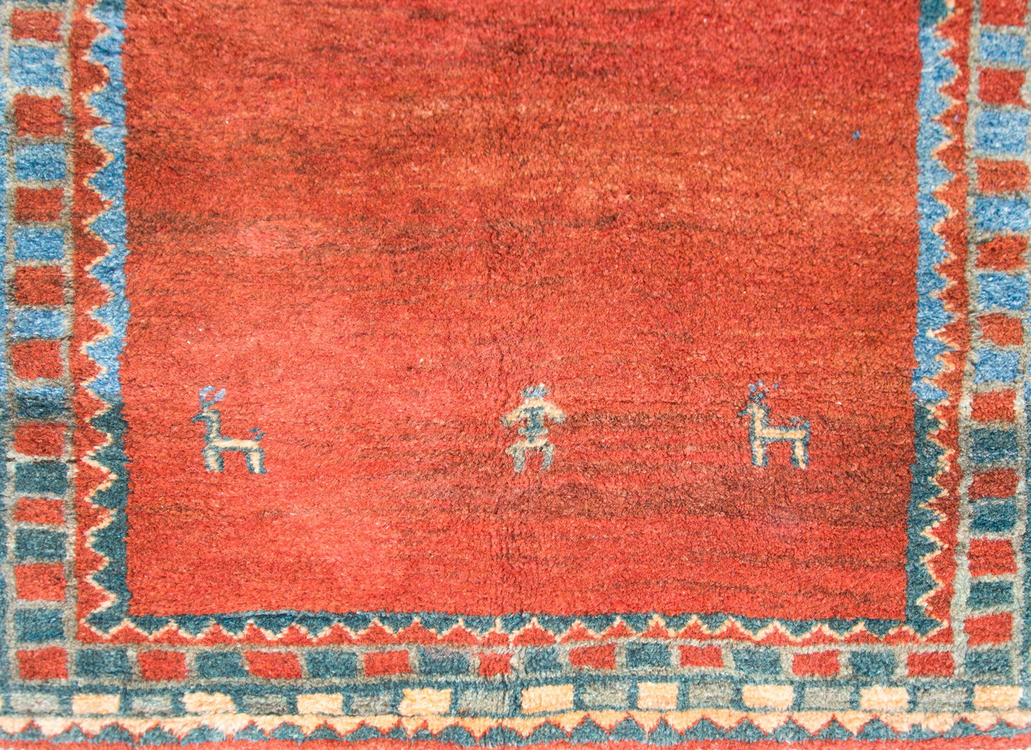 Vintage Persian Gabbeh Runner For Sale