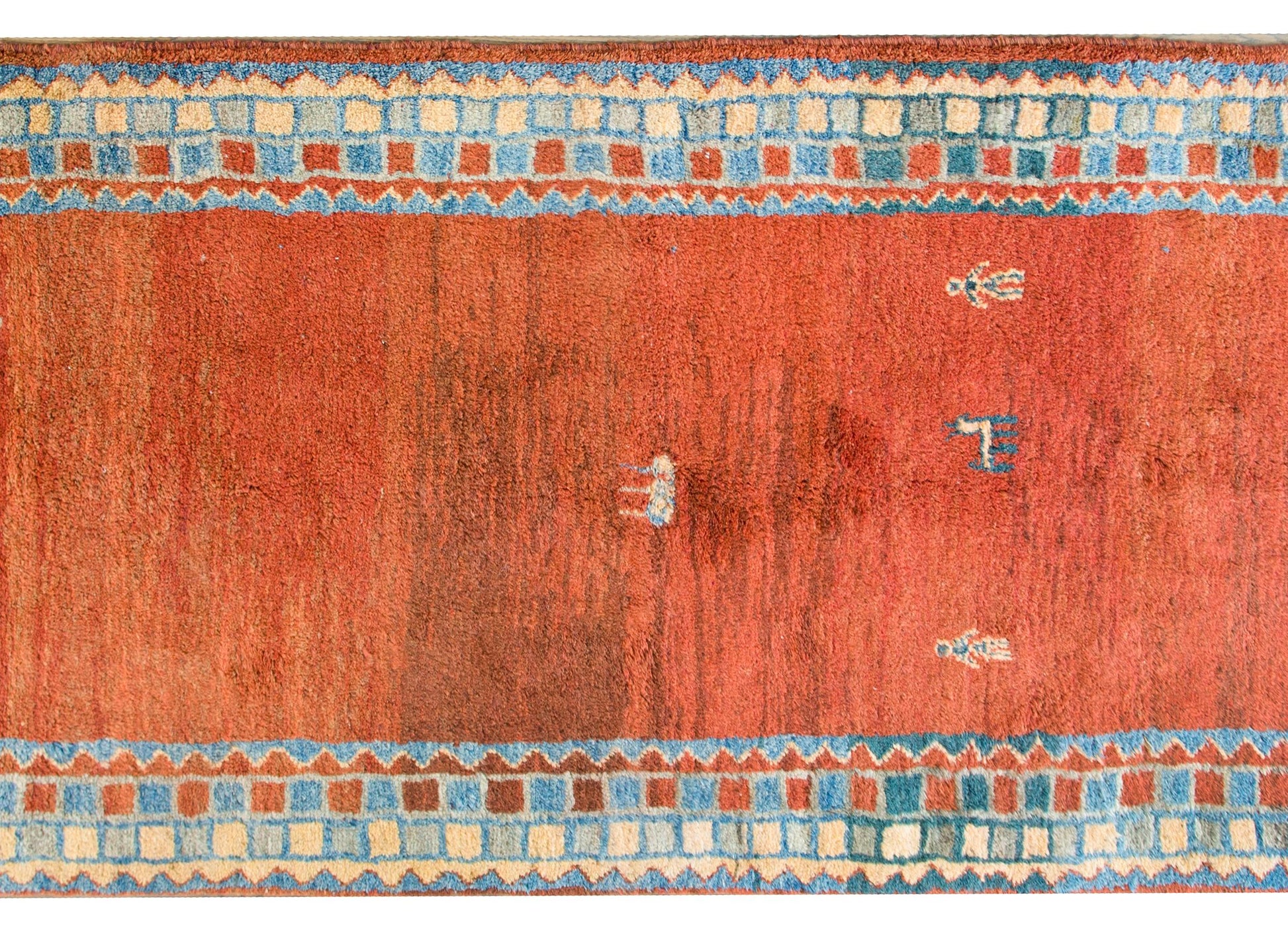 Vintage Persian Gabbeh Runner For Sale