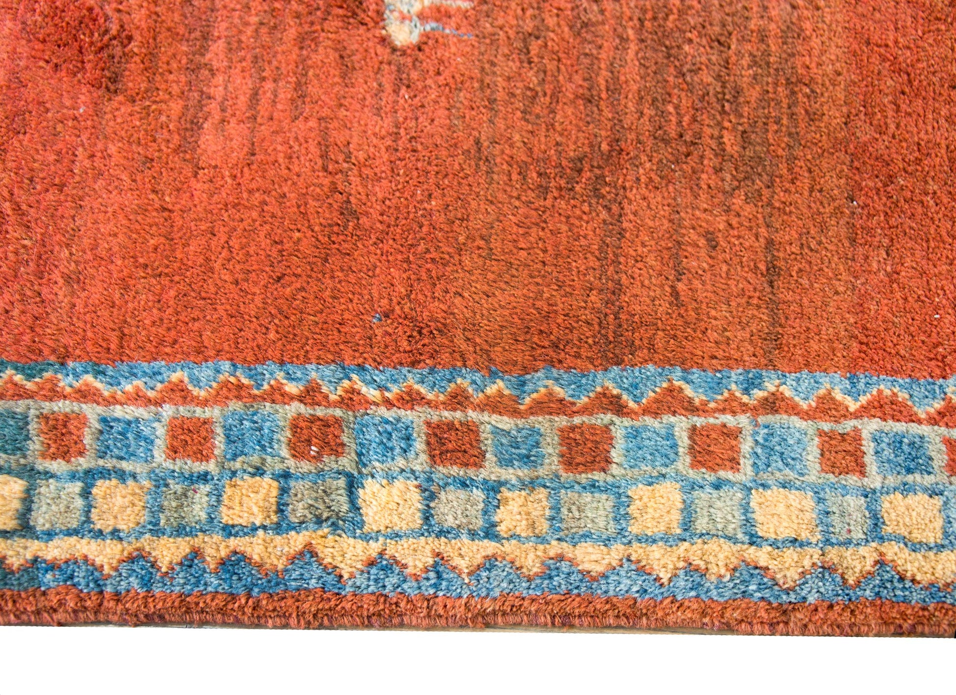 Vintage Persian Gabbeh Runner For Sale