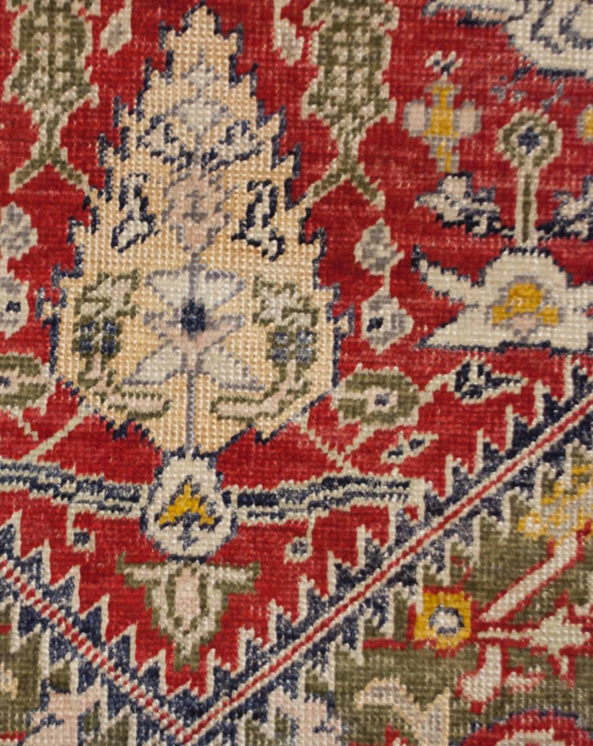Wonderful Early 20th Century Silk Kayseri Rug For Sale