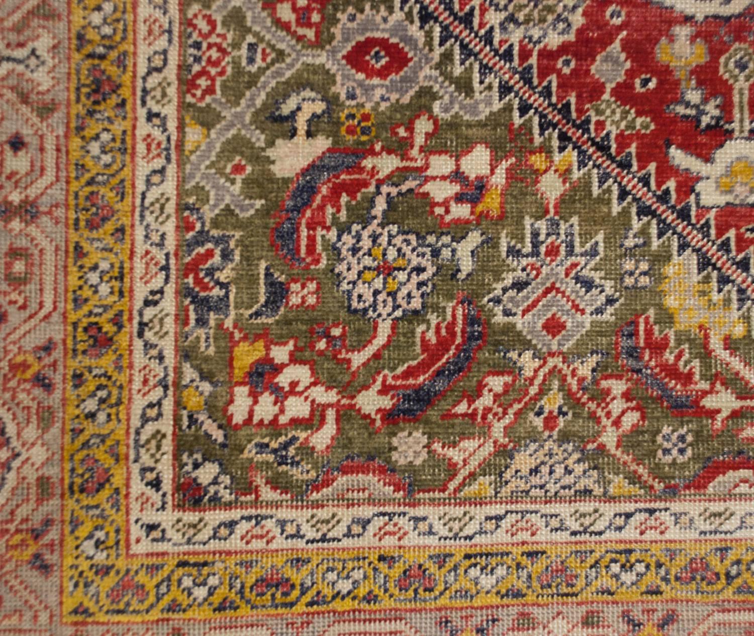 Wonderful Early 20th Century Silk Kayseri Rug For Sale