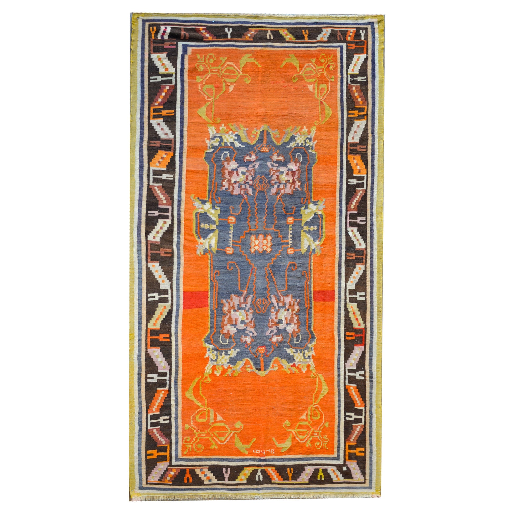 Vintage Azari Kilim Rug For Sale