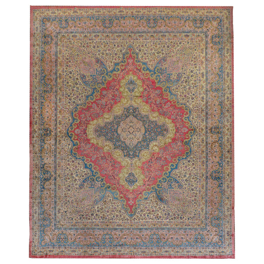 Outstanding Early 20th Century Kirman Rug For Sale