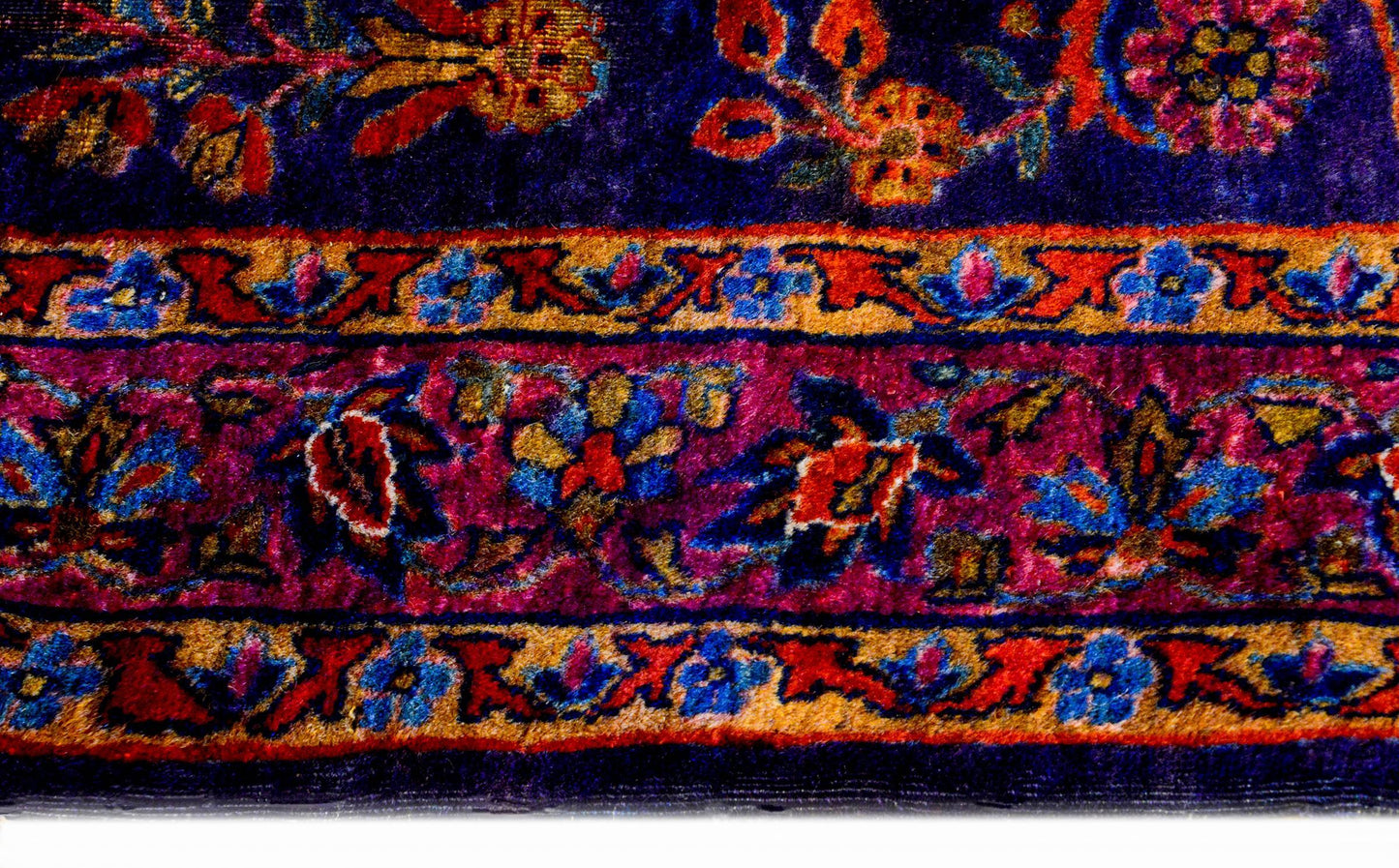 Early 20th Century Yazd Rug For Sale