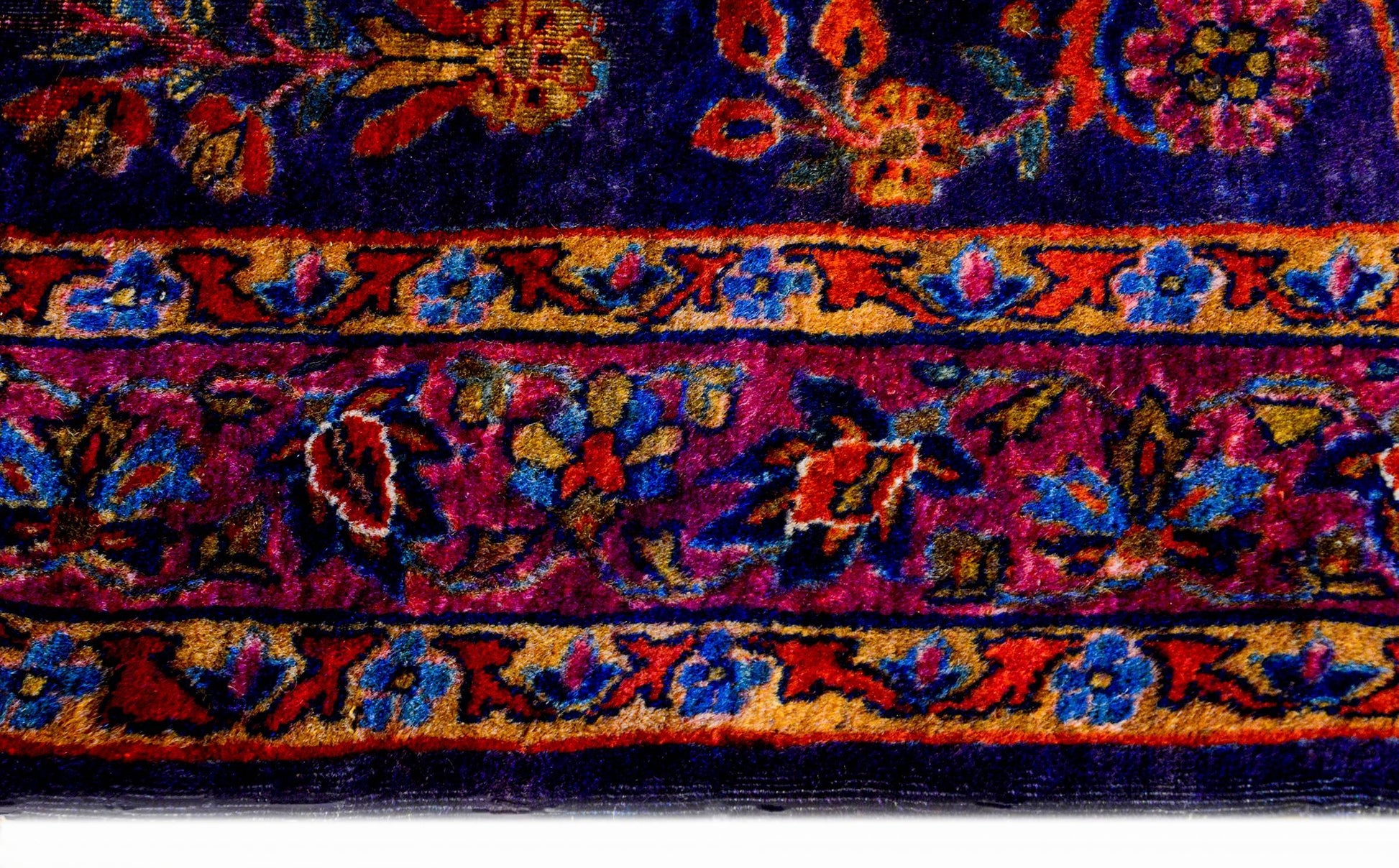 Early 20th Century Yazd Rug For Sale