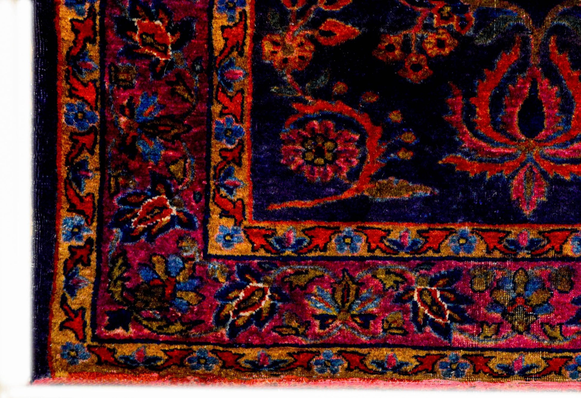 Early 20th Century Yazd Rug For Sale