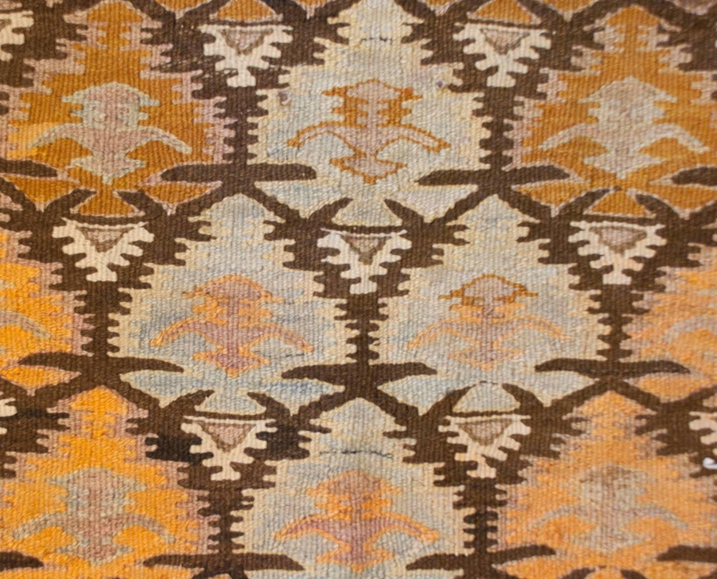 Fantastic Early 20th Century Qazvin Kilim Runner For Sale
