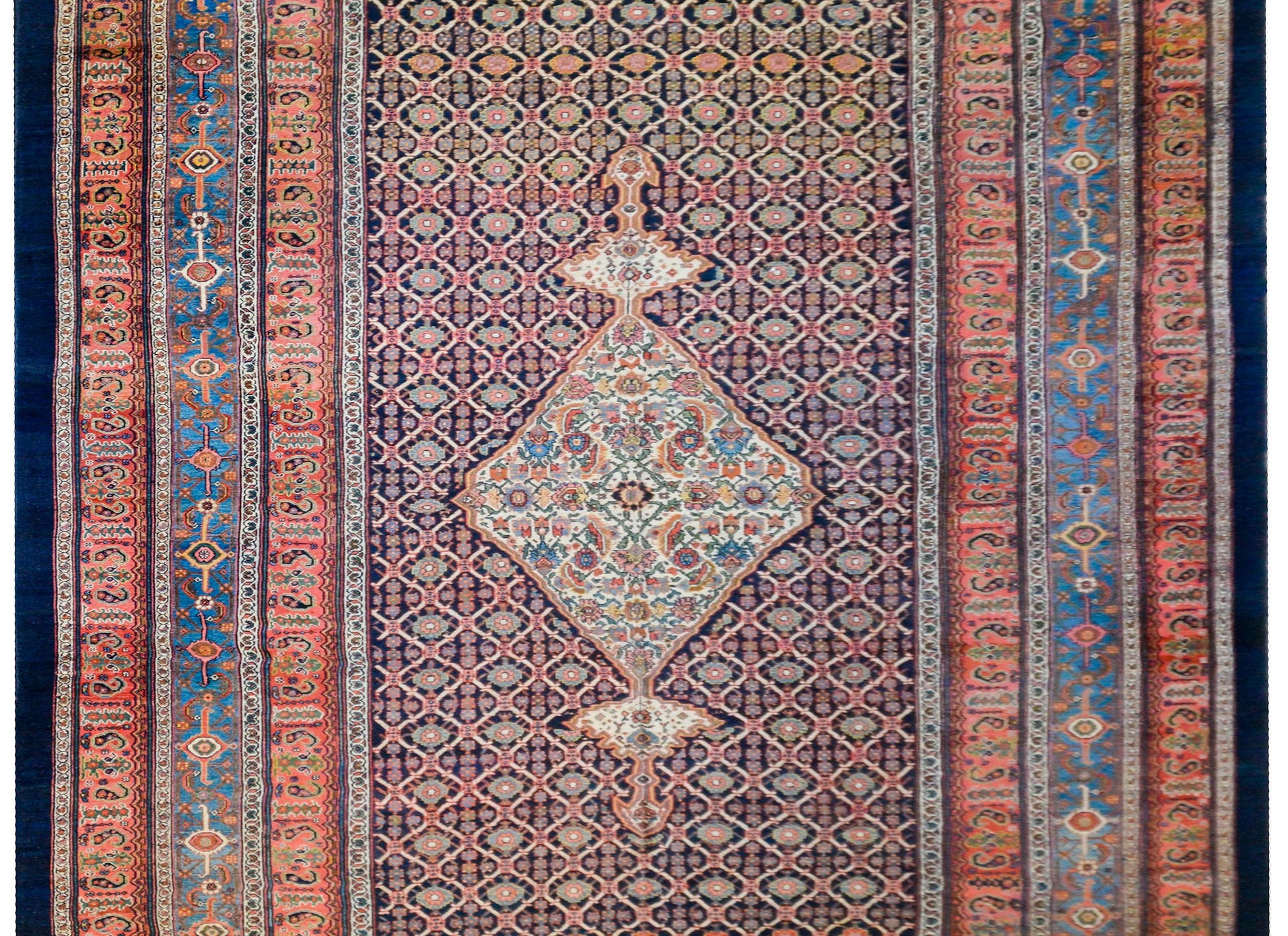 Wonderful Late 19th Century Bibikibad Rug For Sale
