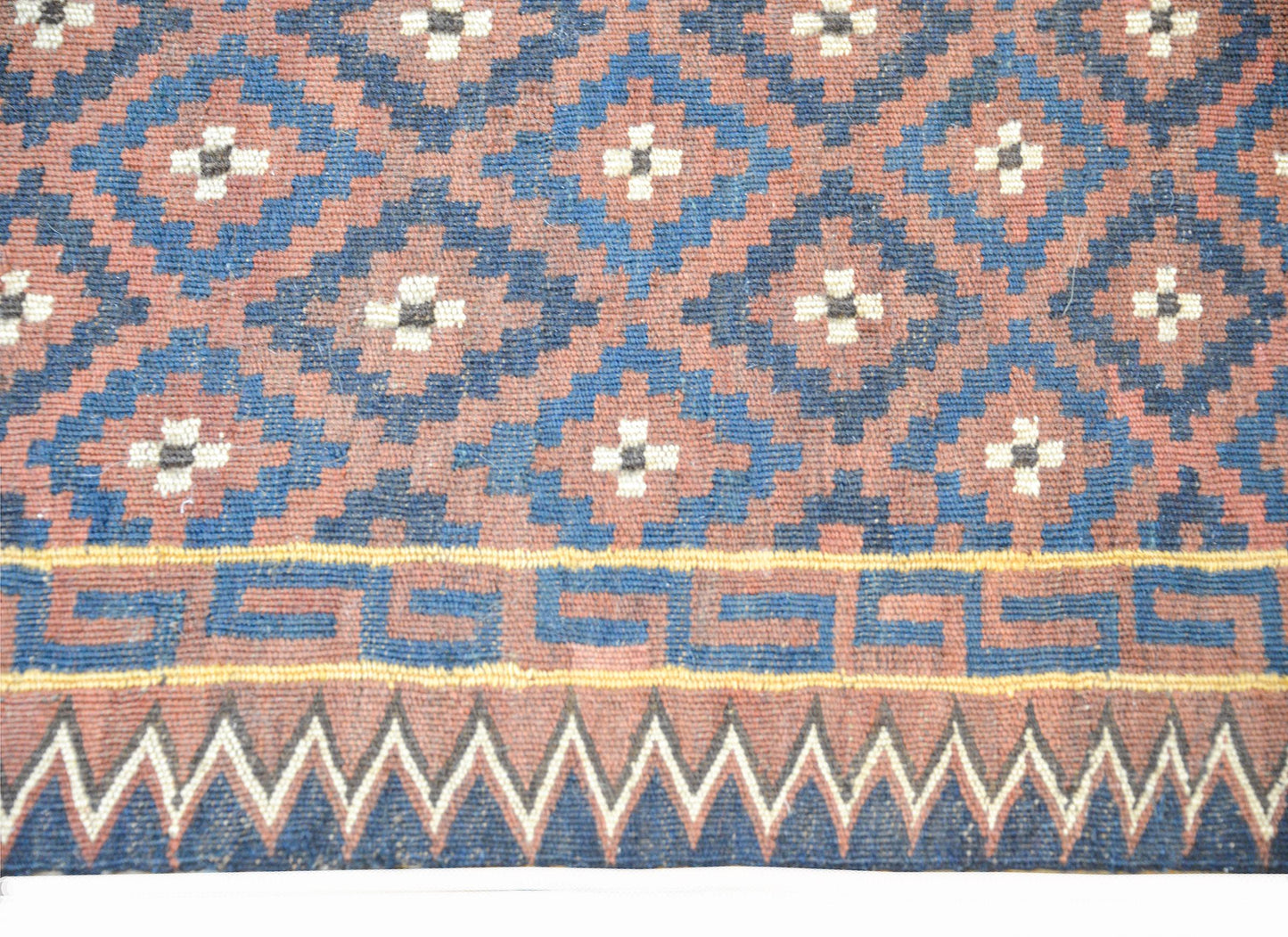 Fantastic Vintage Baluch Sounak Rug For Sale