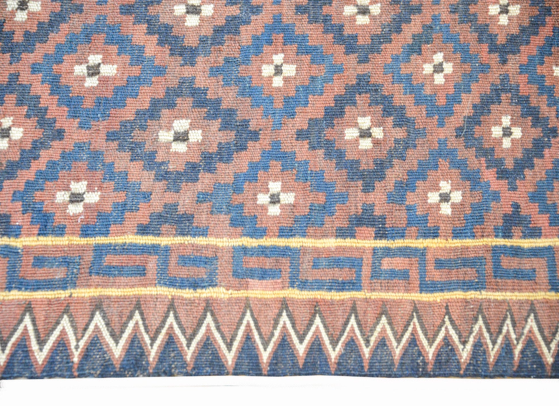 Fantastic Vintage Baluch Sounak Rug For Sale