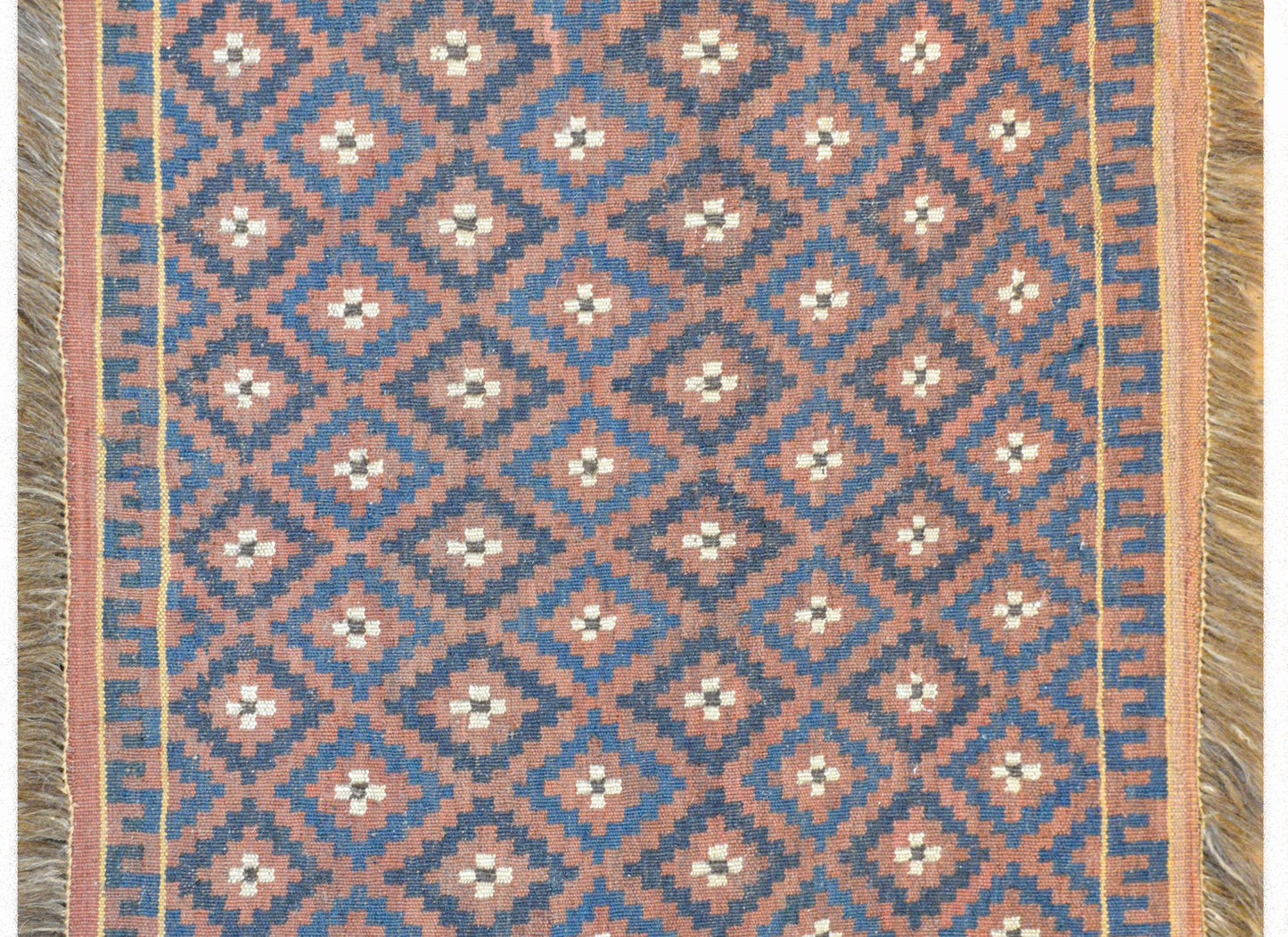 Fantastic Vintage Baluch Sounak Rug For Sale