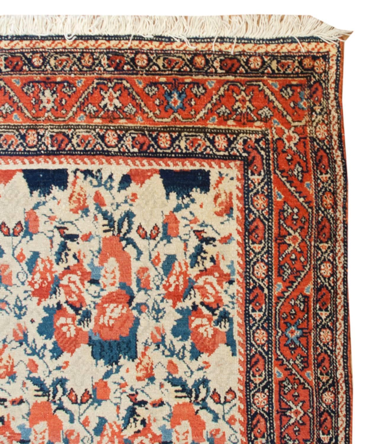 Outstanding 19th Century Senneh Rug For Sale